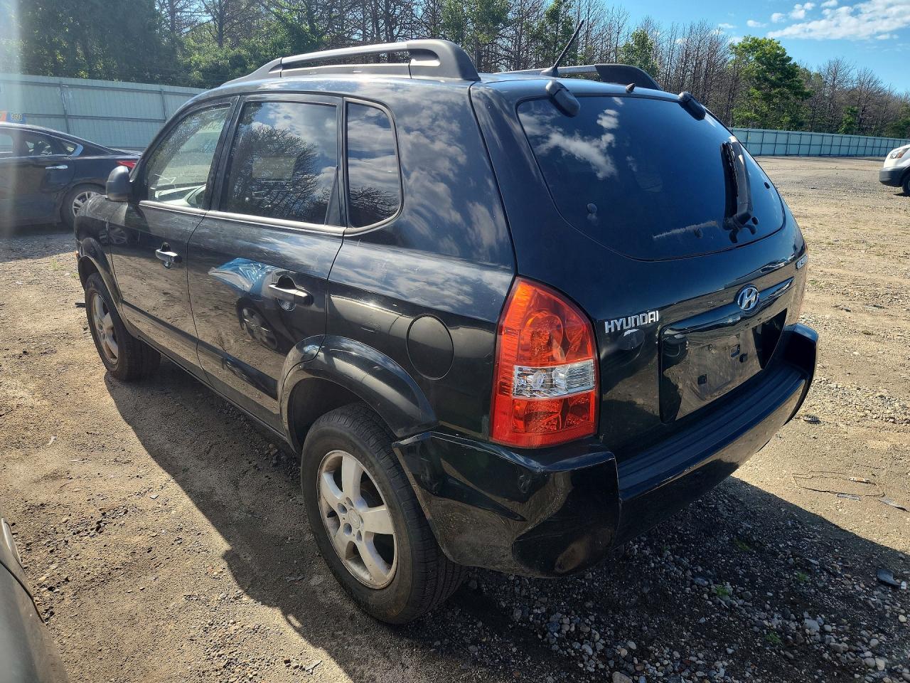 2008 Hyundai Tucson Gls Черный vin: KM8JM12B98U731605