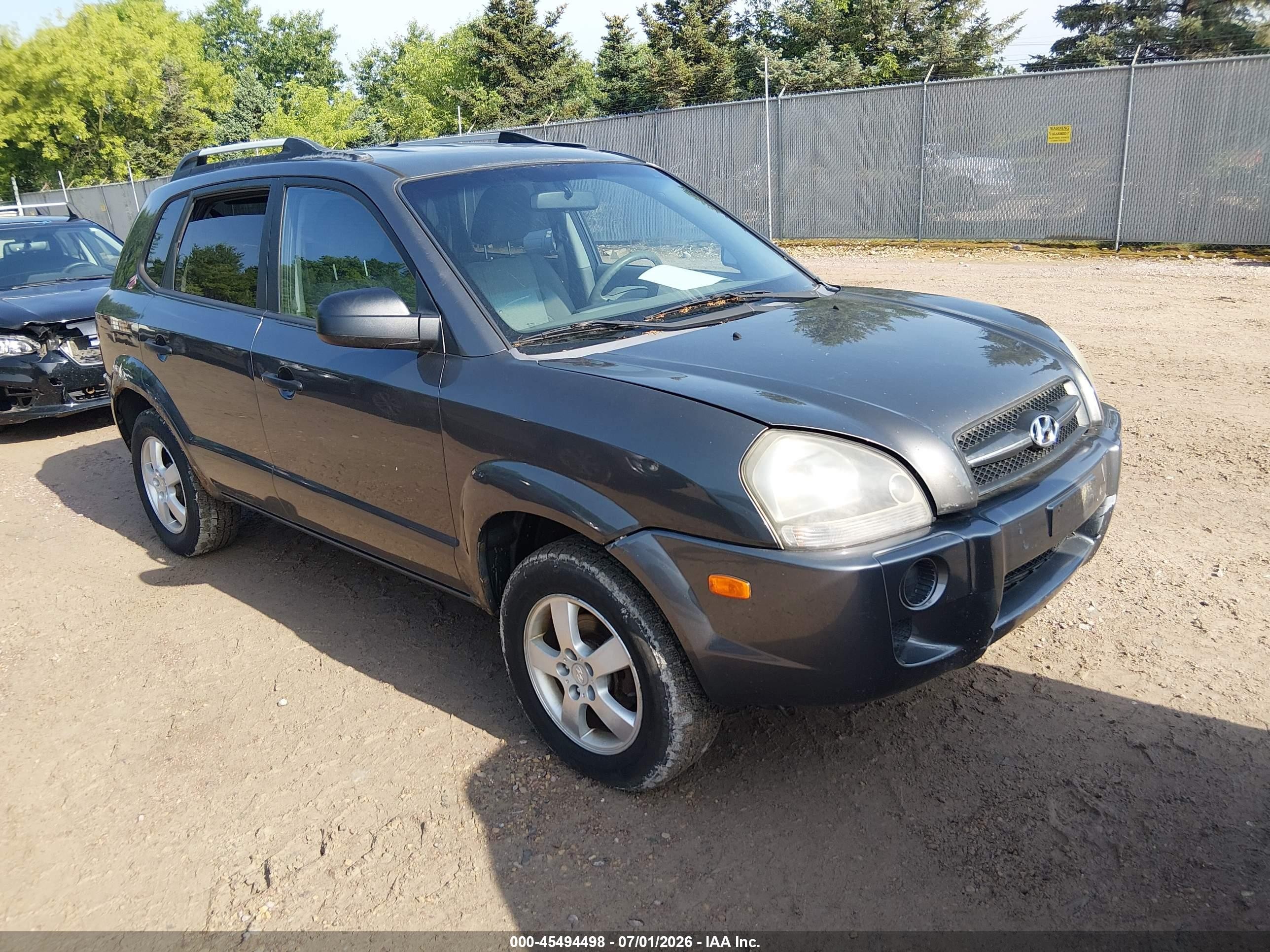 2008 Hyundai Tucson Gls Серый vin: KM8JM12B98U857401
