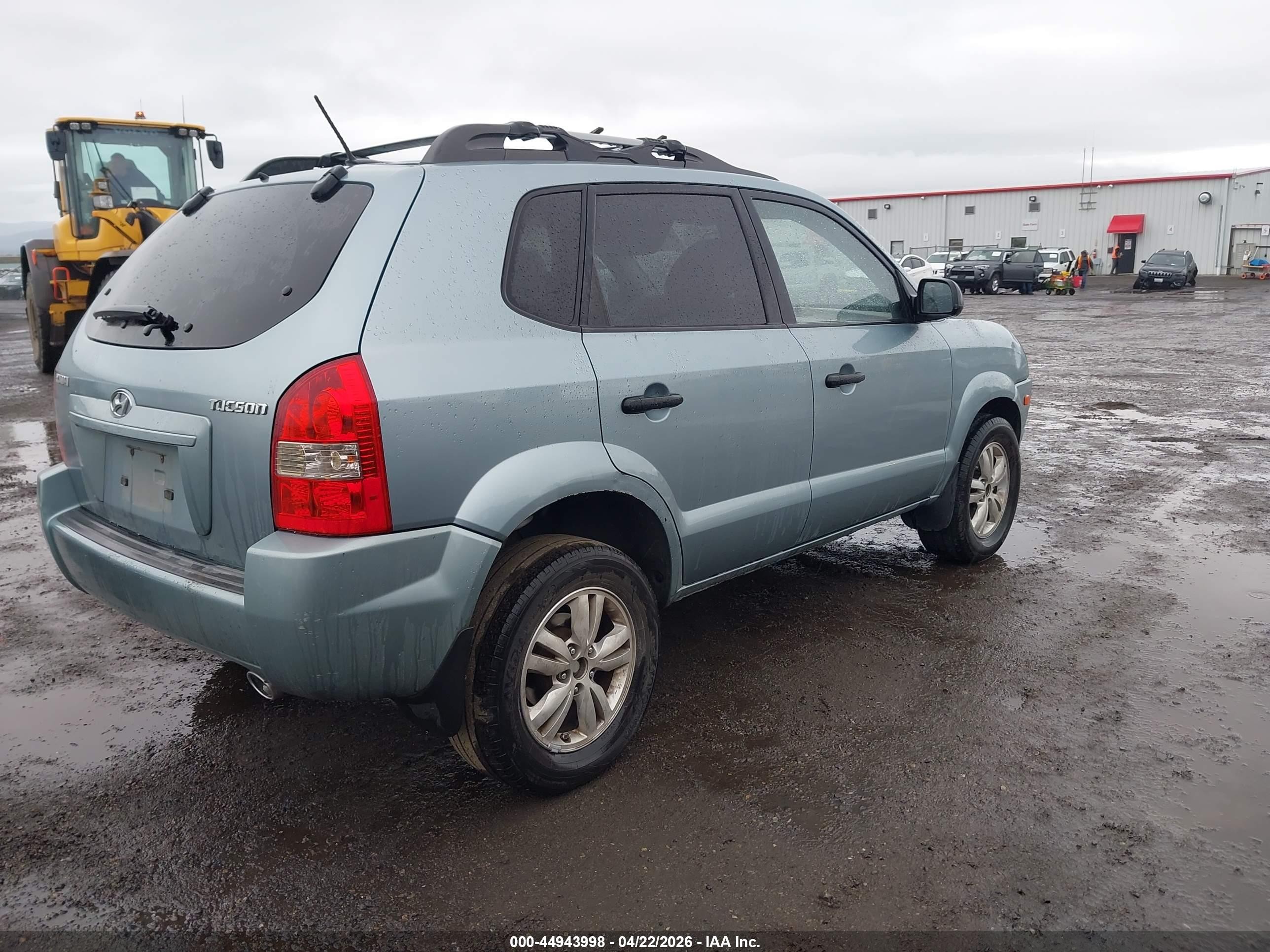2009 Hyundai Tucson Gls Blue vin: KM8JM12B99U037854