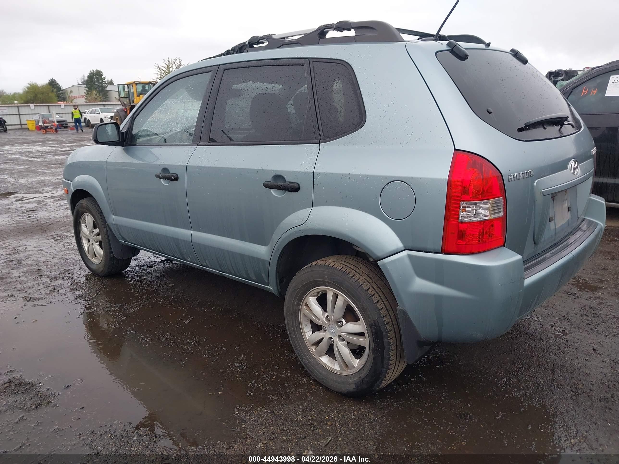 2009 Hyundai Tucson Gls Blue vin: KM8JM12B99U037854