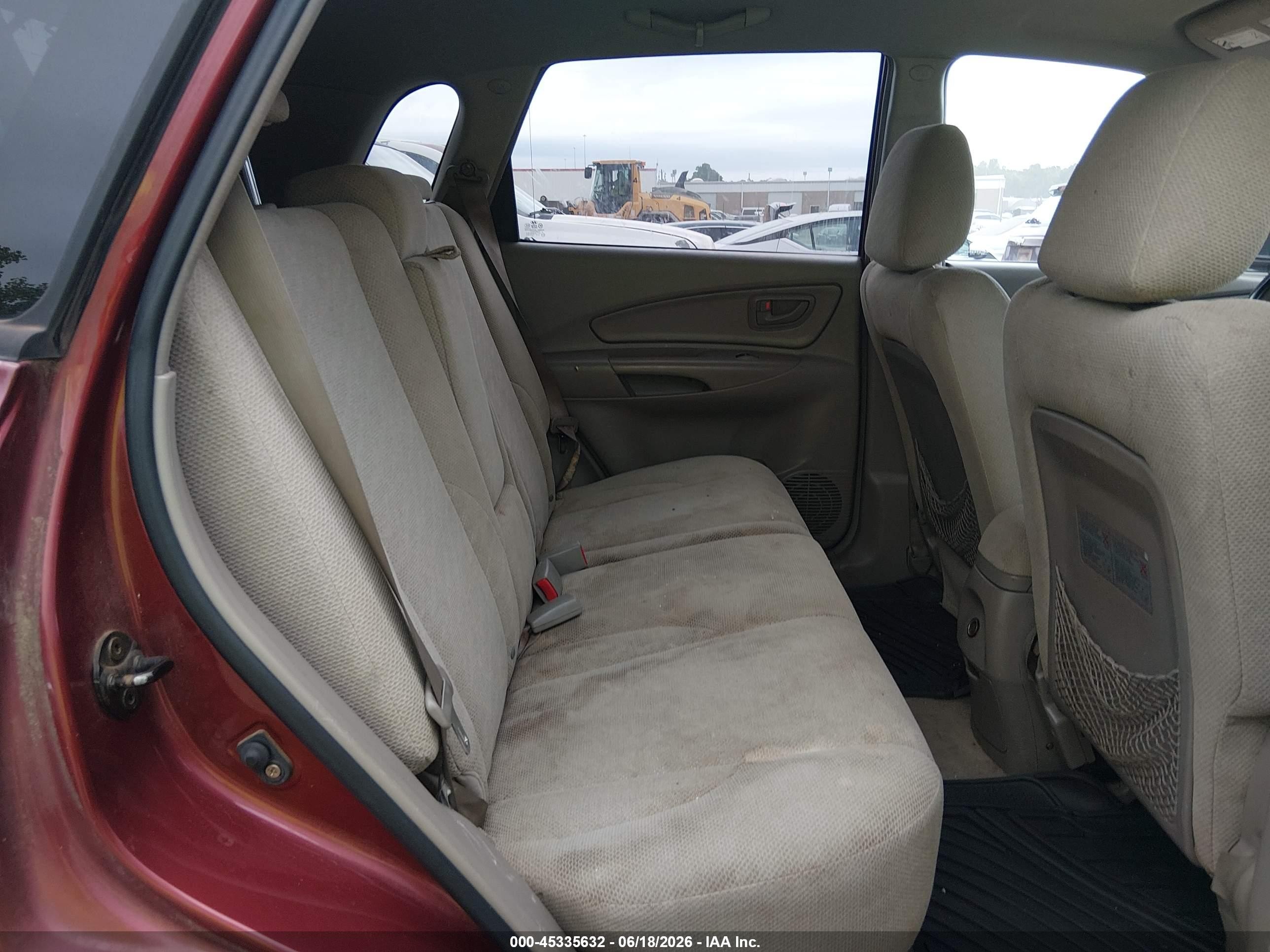 2005 Hyundai Tucson Gl Burgundy vin: KM8JM12BX5U109820