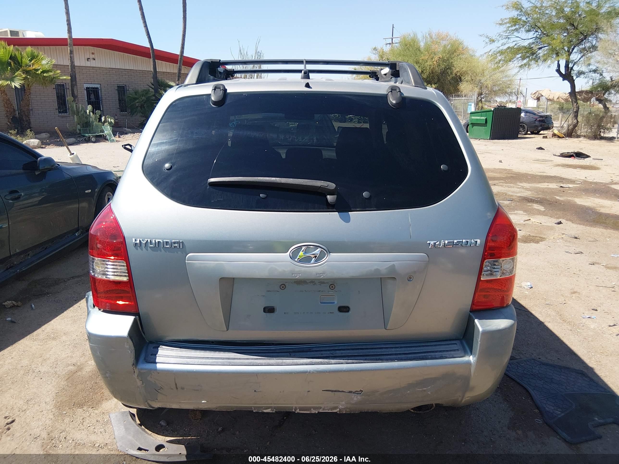2005 Hyundai Tucson Gl Silver vin: KM8JM12BX5U207259