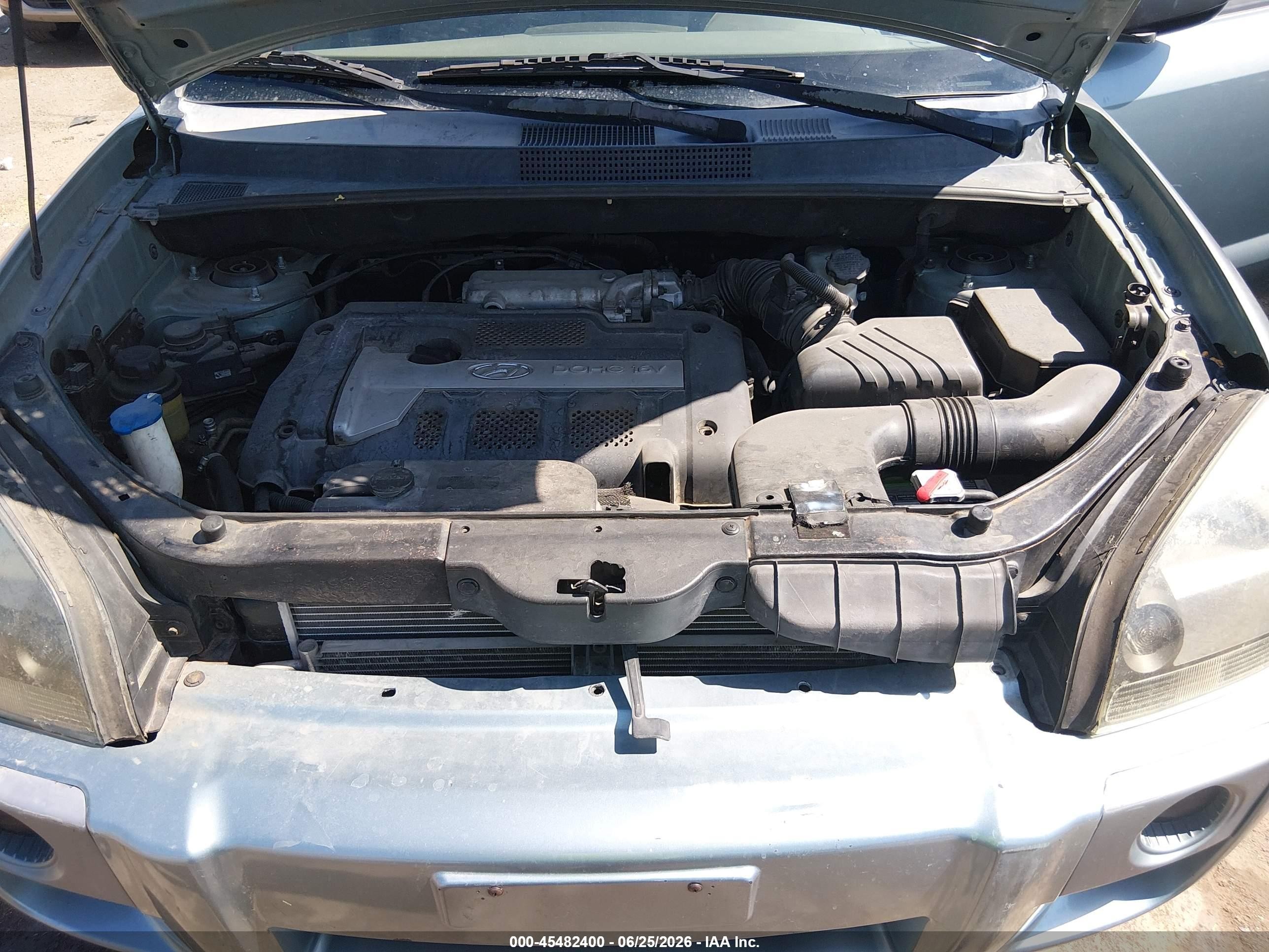 2005 Hyundai Tucson Gl Silver vin: KM8JM12BX5U207259
