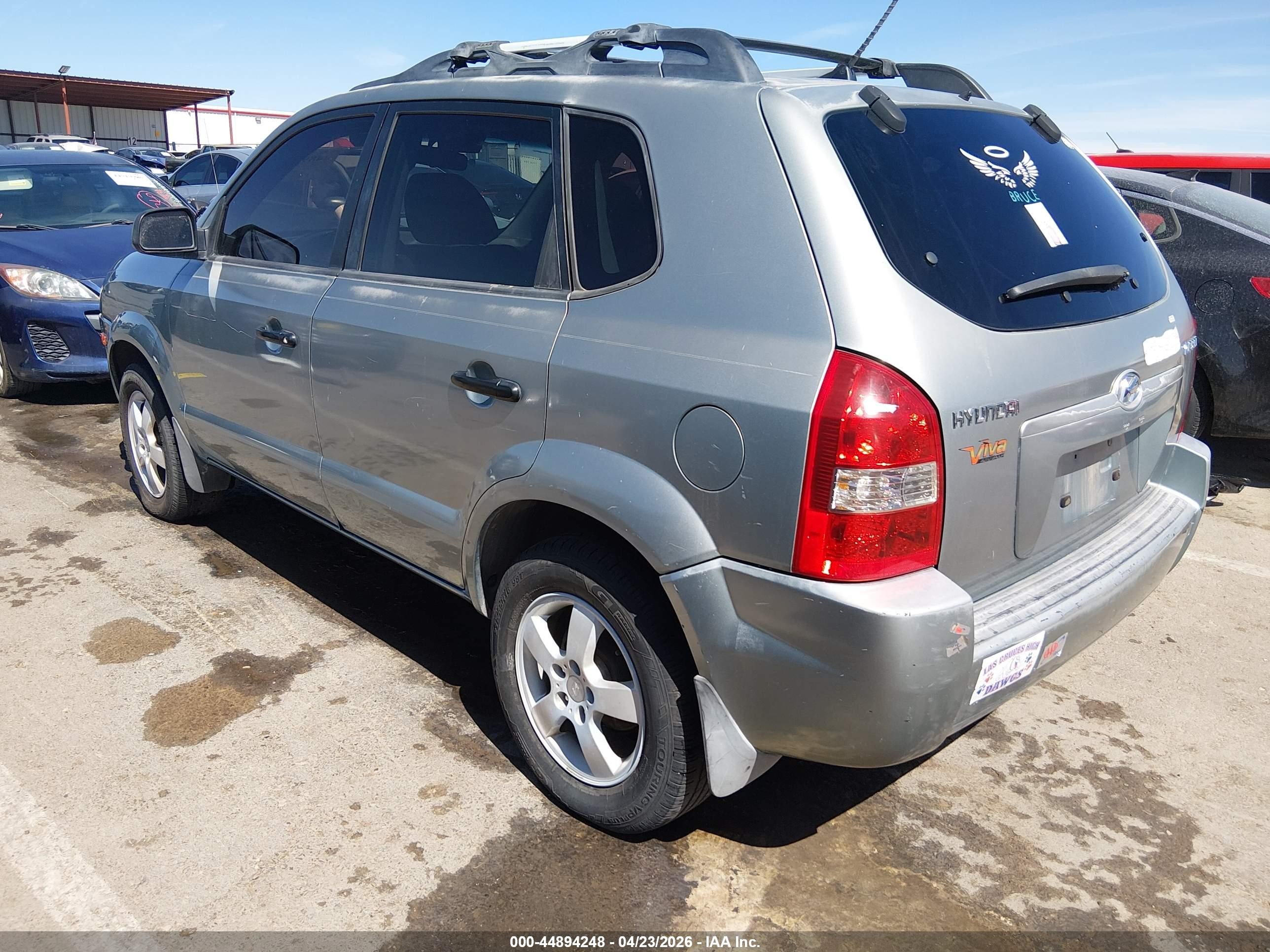 2006 Hyundai Tucson Gl Gray vin: KM8JM12BX6U250615