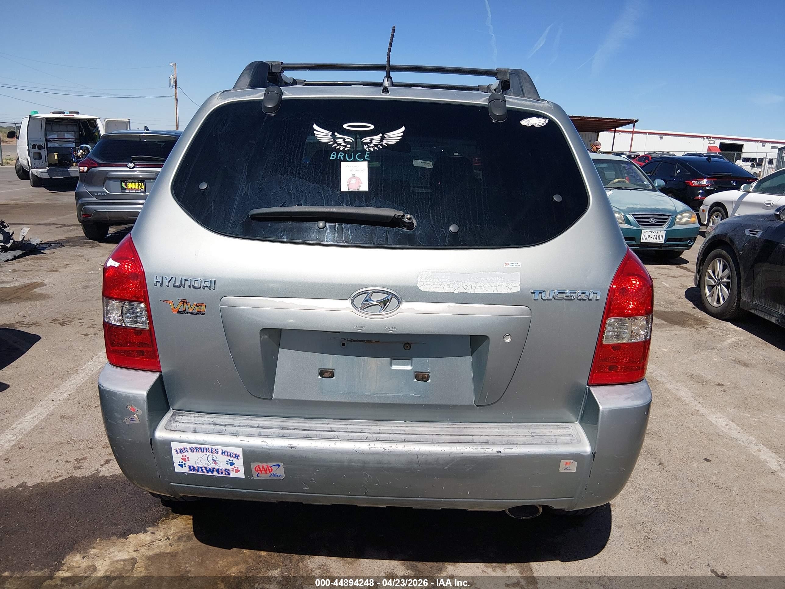 2006 Hyundai Tucson Gl Gray vin: KM8JM12BX6U250615
