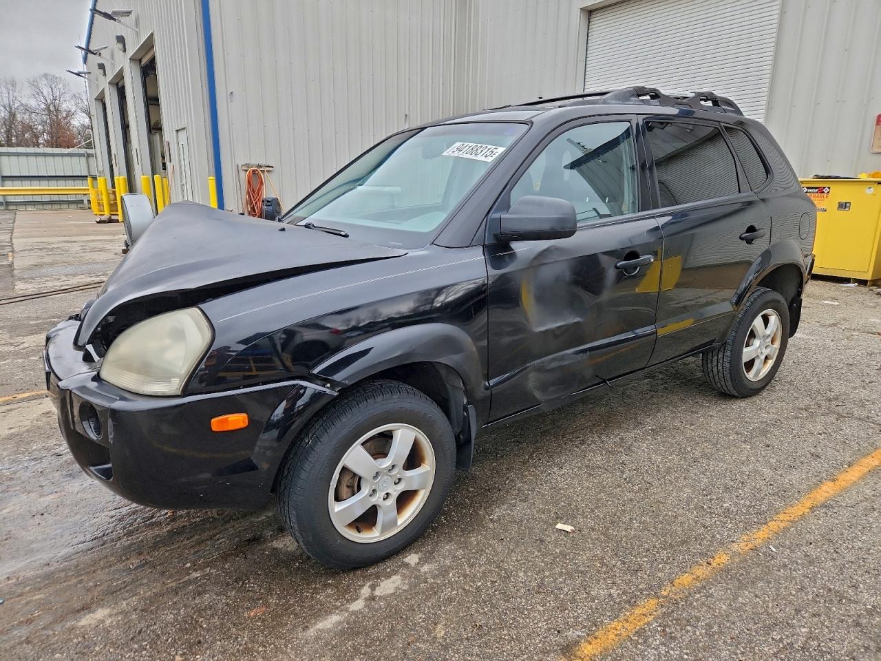 2006 Hyundai Tucson Gl Black vin: KM8JM12BX6U337334