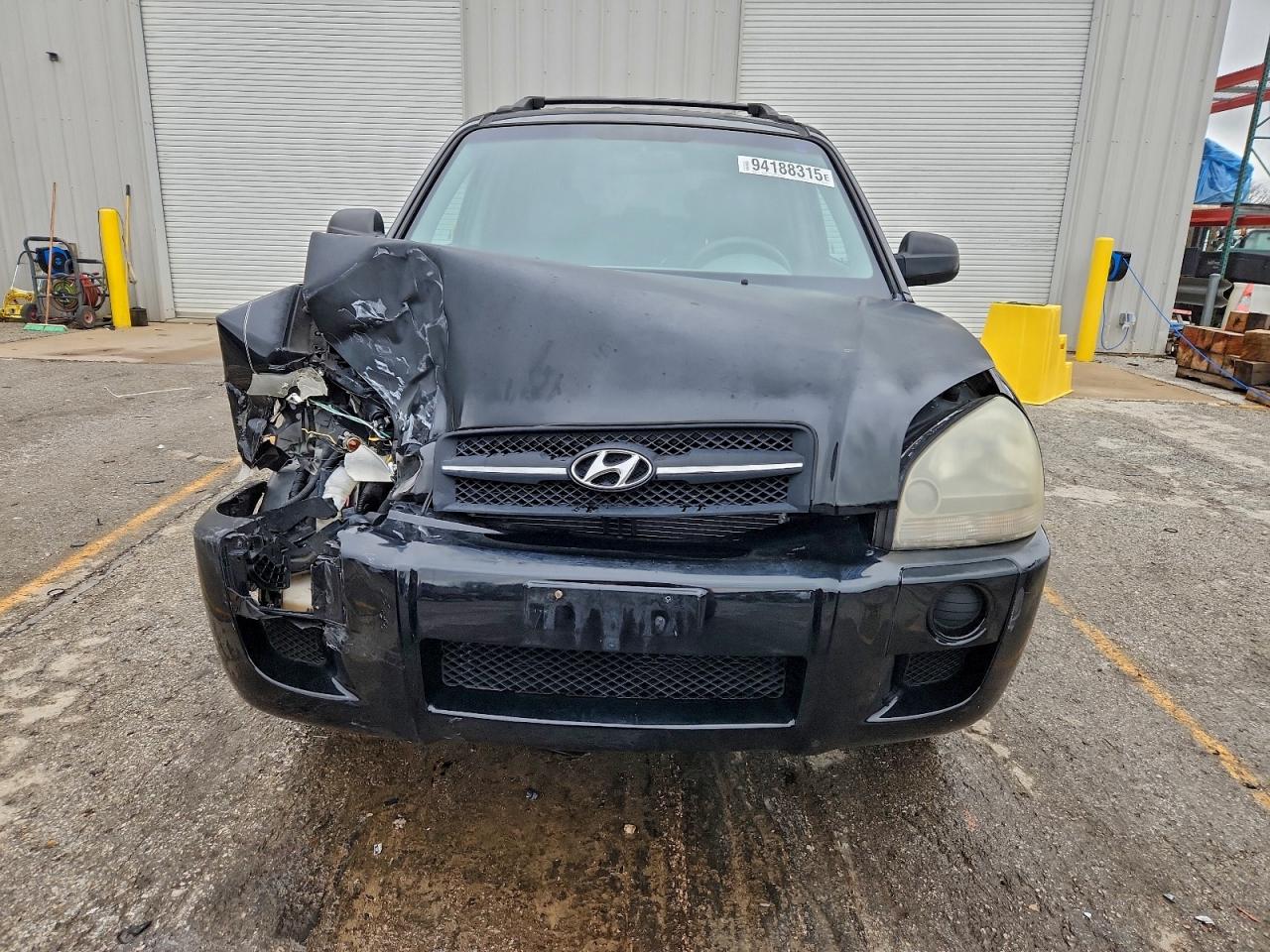 2006 Hyundai Tucson Gl Black vin: KM8JM12BX6U337334