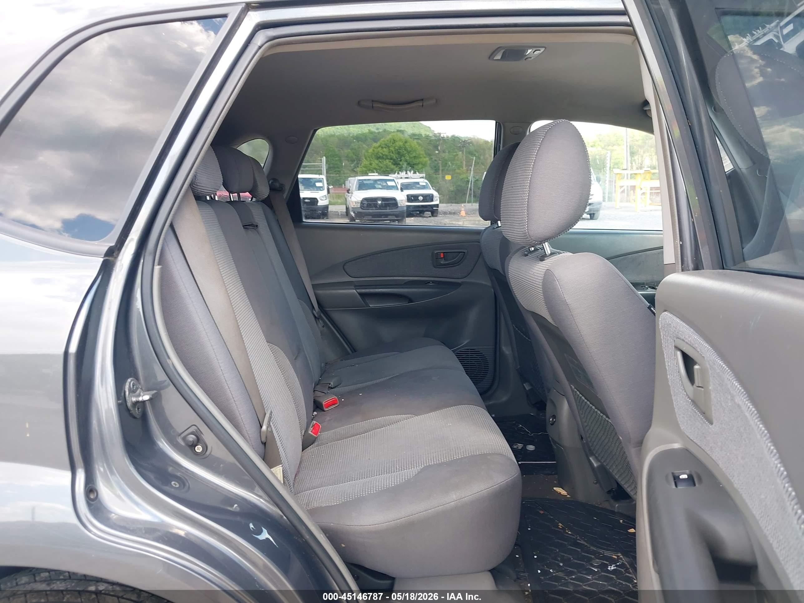 2007 Hyundai Tucson Gls Gray vin: KM8JM12BX7U608846
