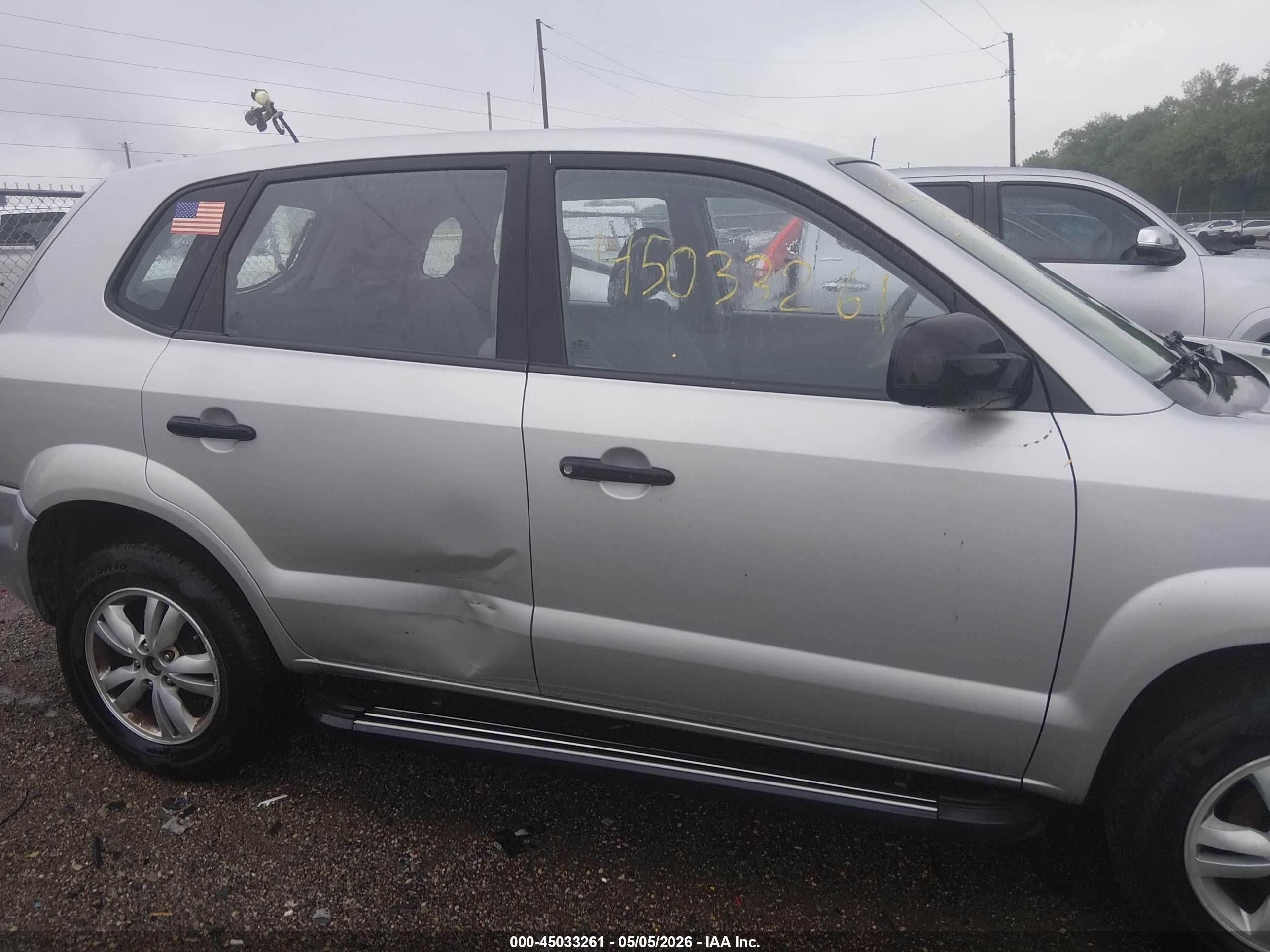 2009 Hyundai Tucson Gls Silver vin: KM8JM12BX9U128390