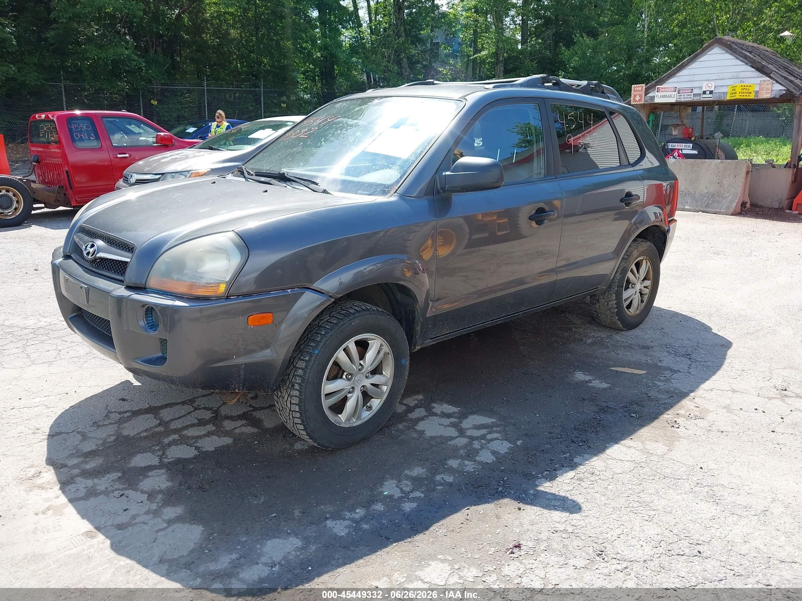 2009 Hyundai Tucson Gls Gray vin: KM8JM12BX9U969593