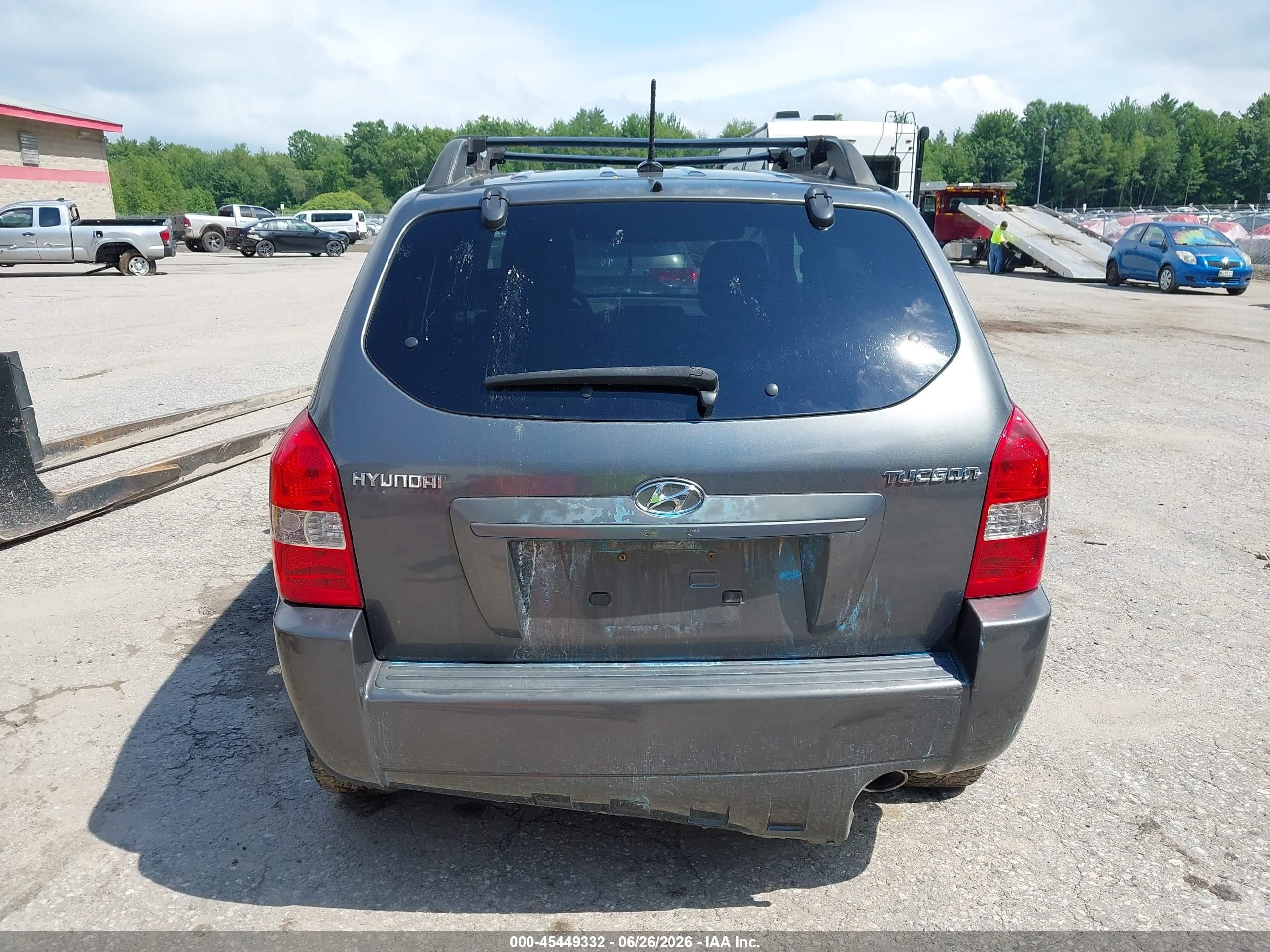 2009 Hyundai Tucson Gls Gray vin: KM8JM12BX9U969593