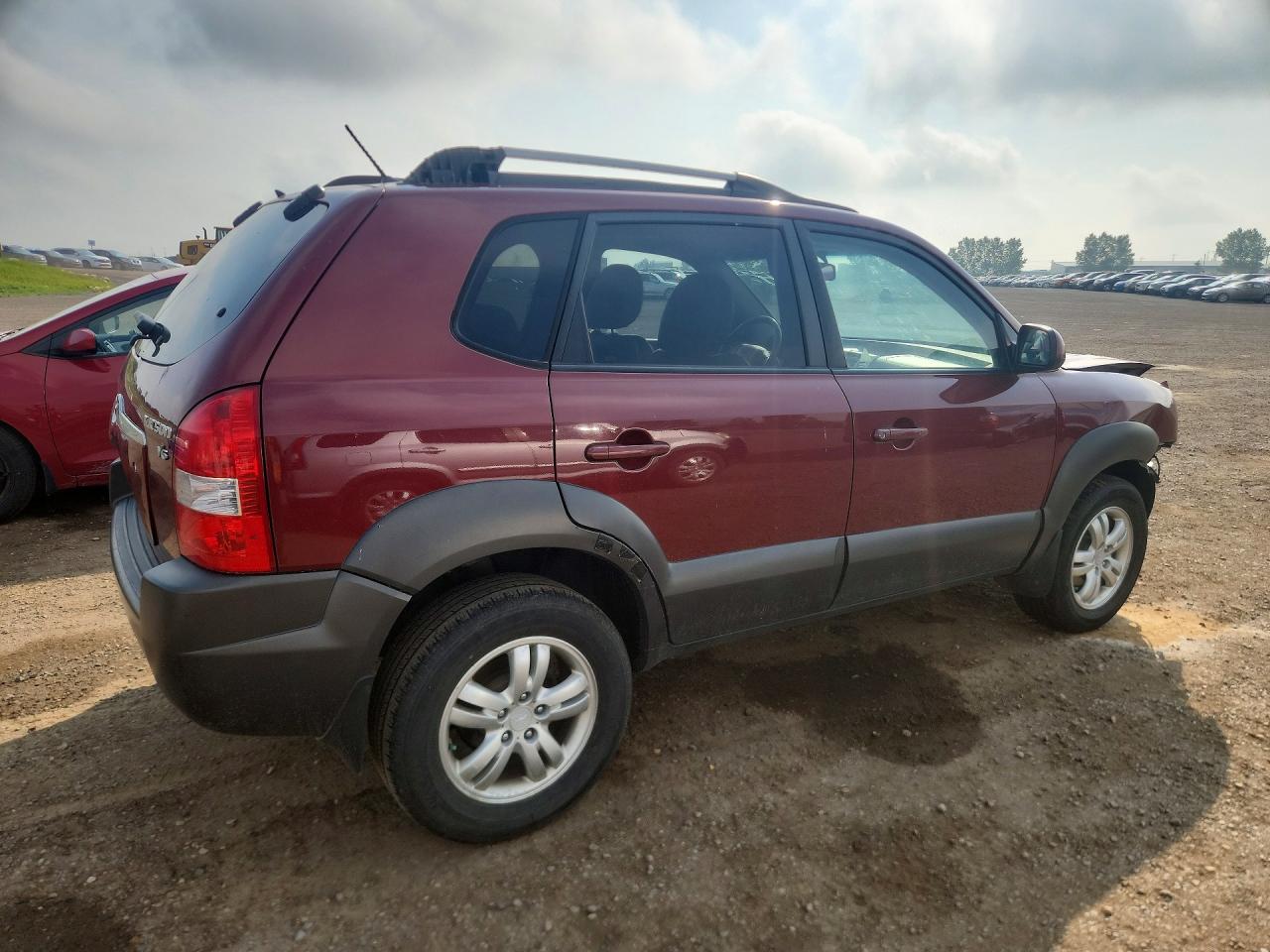 2008 Hyundai Tucson Gl Красный vin: KM8JM12D08U923562