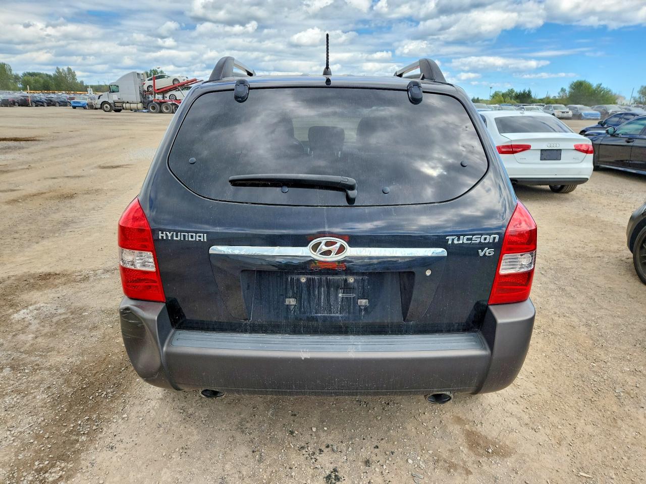 2006 Hyundai Tucson Gl Черный vin: KM8JM12D66U428117