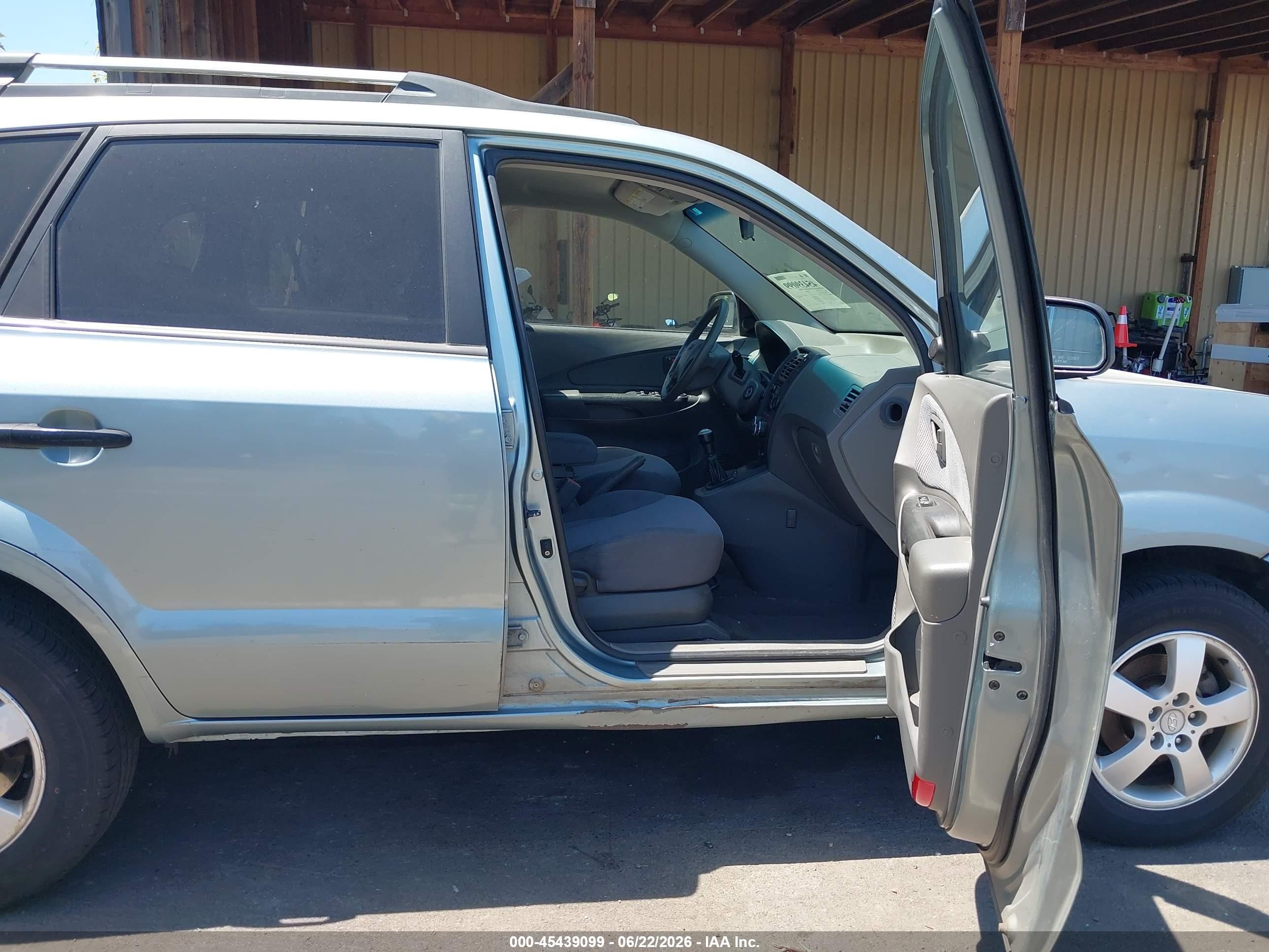 2007 Hyundai Tucson Gls Teal vin: KM8JM72B87U564638