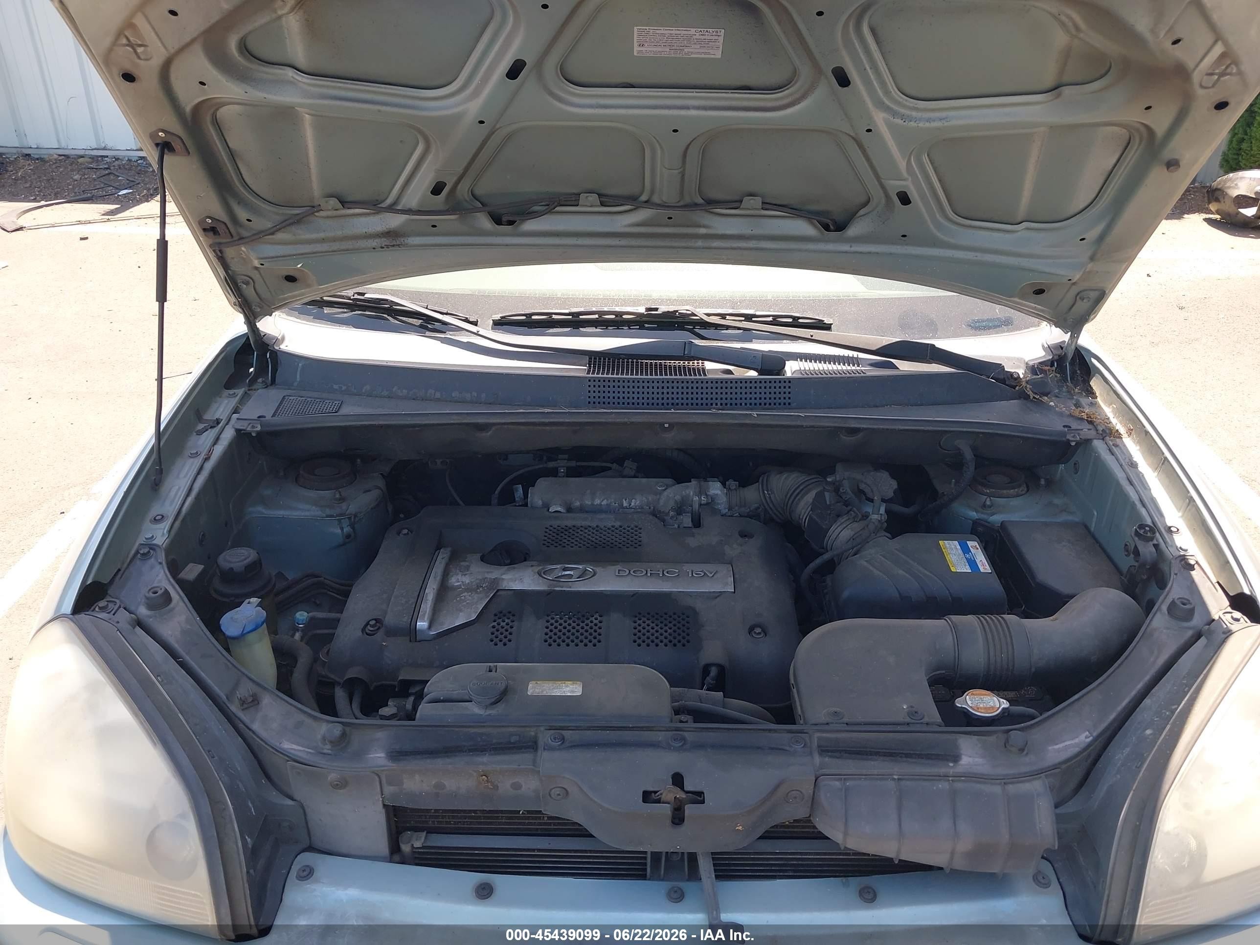 2007 Hyundai Tucson Gls Teal vin: KM8JM72B87U564638