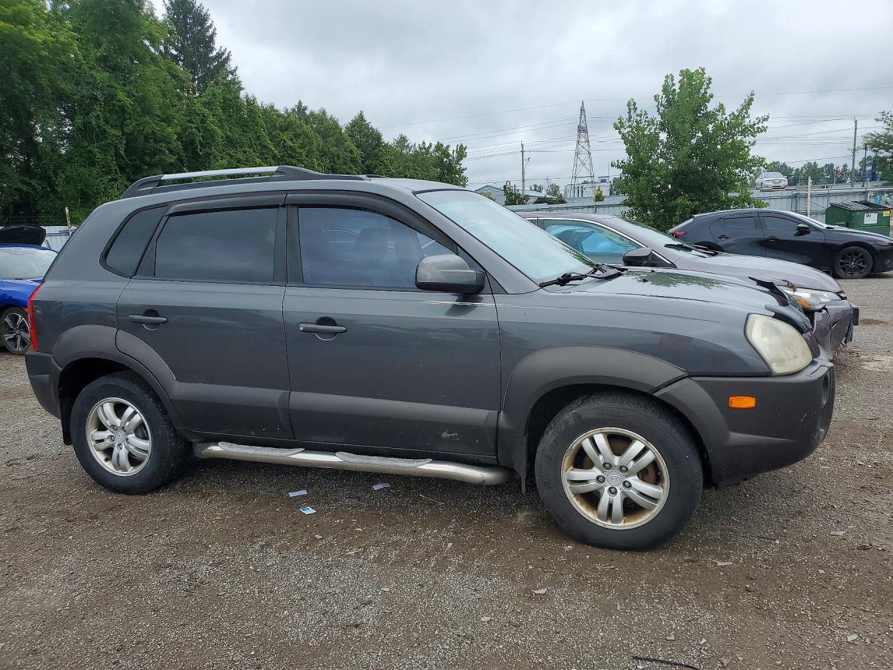 2007 Hyundai Tucson Gl Gray vin: KM8JM72D07U479732