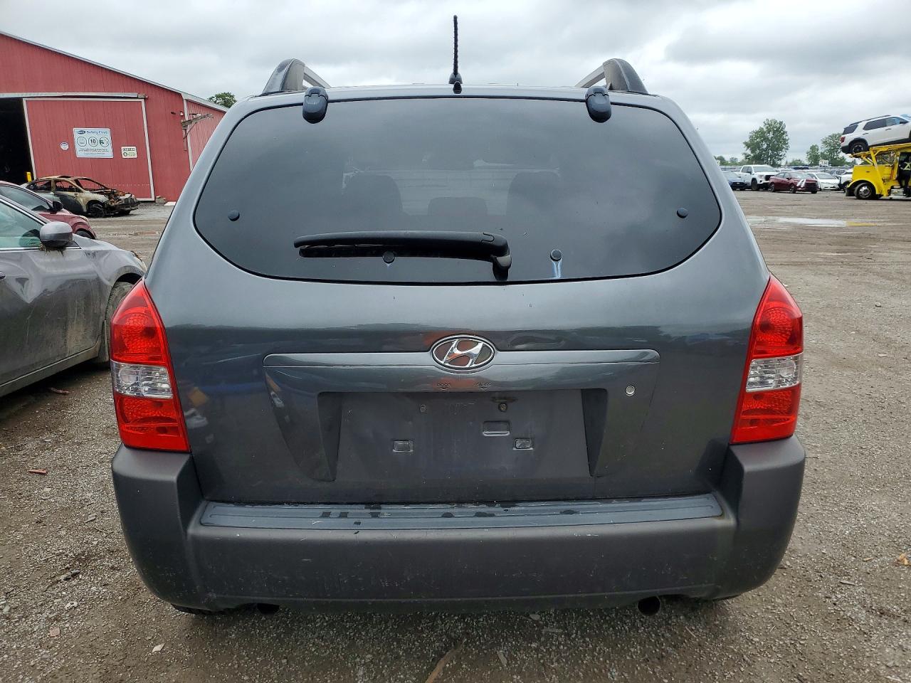 2007 Hyundai Tucson Gl Gray vin: KM8JM72D07U479732
