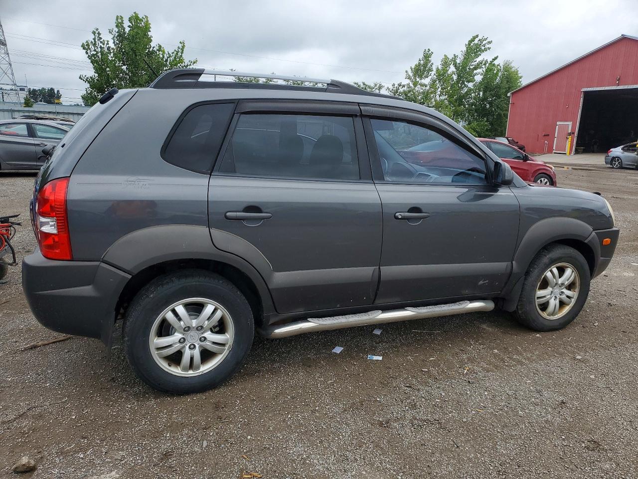 2007 Hyundai Tucson Gl Gray vin: KM8JM72D07U479732