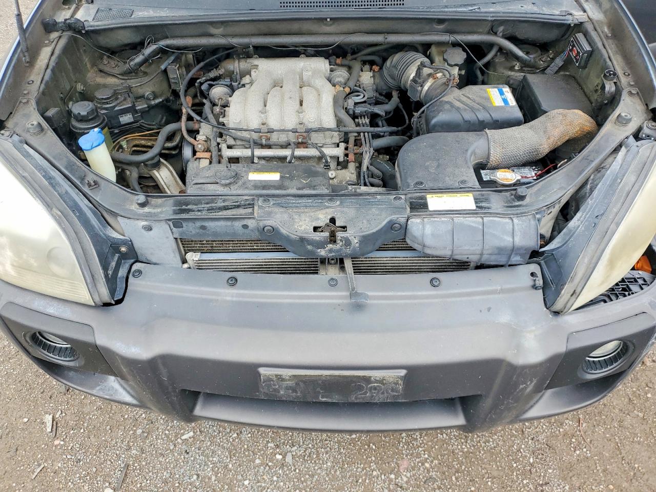 2007 Hyundai Tucson Gl Gray vin: KM8JM72D07U479732