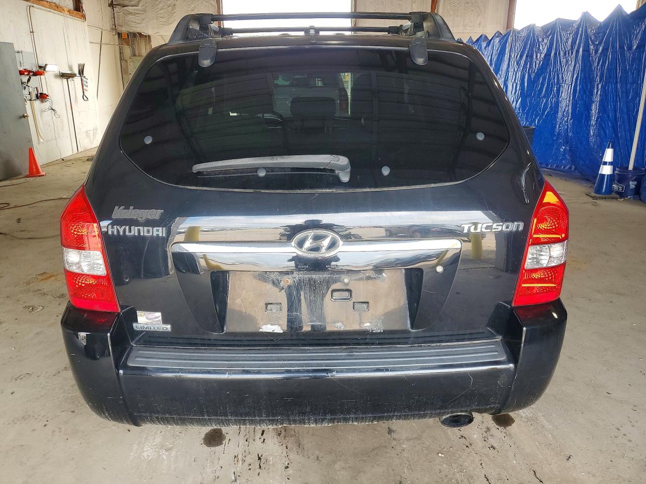 2008 Hyundai Tucson Limited Black vin: KM8JN12B88U912997
