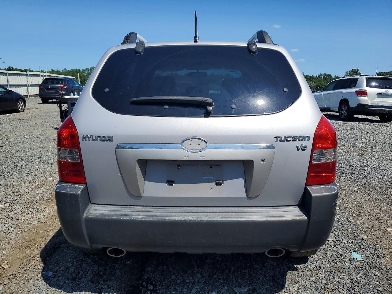 2005 Hyundai Tucson Gls Silver vin: KM8JN12D05U079970