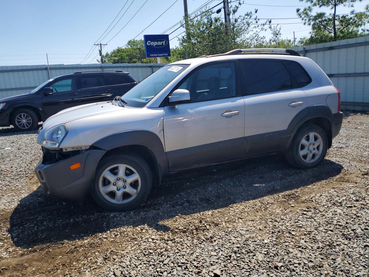 2005 Hyundai Tucson Gls Silver vin: KM8JN12D05U079970