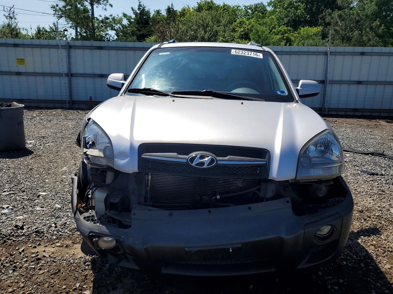 2005 Hyundai Tucson Gls Silver vin: KM8JN12D05U079970