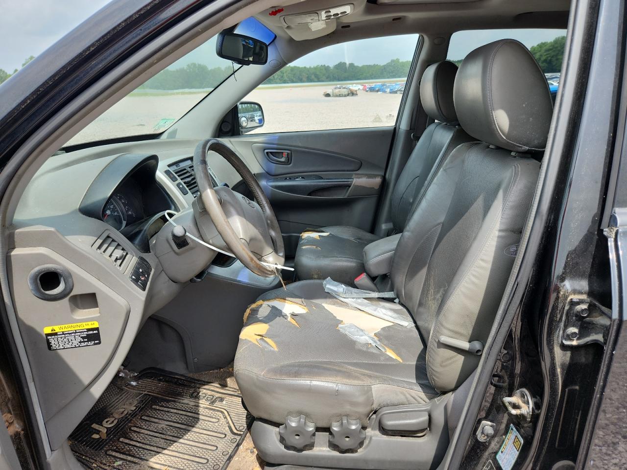 2006 Hyundai Tucson Gls Black vin: KM8JN12D06U325482