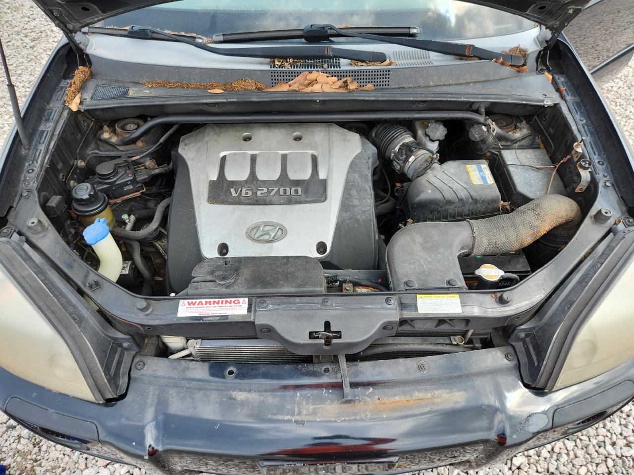 2006 Hyundai Tucson Gls Black vin: KM8JN12D06U325482