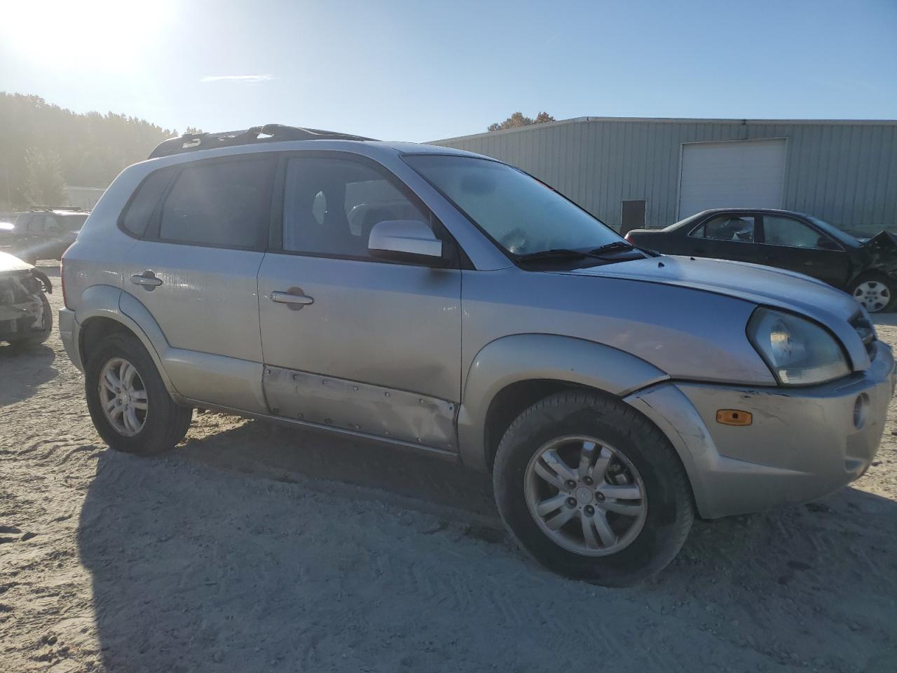 2006 Hyundai Tucson Серебряный vin: KM8JN12D06U363438