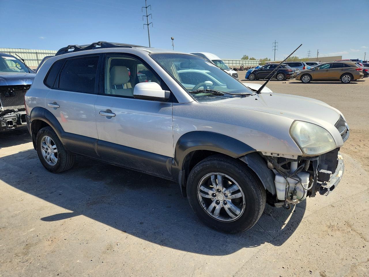 2006 Hyundai Tucson Gls Серебряный vin: KM8JN12D06U394740