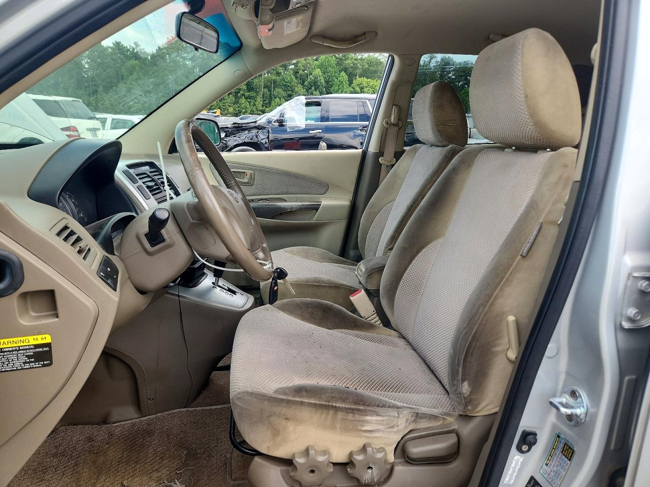 2008 Hyundai Tucson Se Silver vin: KM8JN12D08U812717