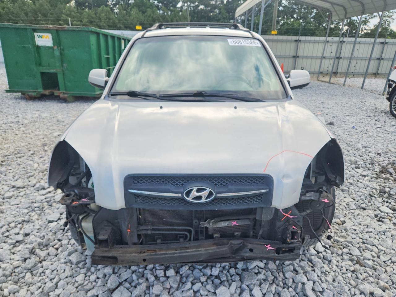 2008 Hyundai Tucson Se Silver vin: KM8JN12D08U812717