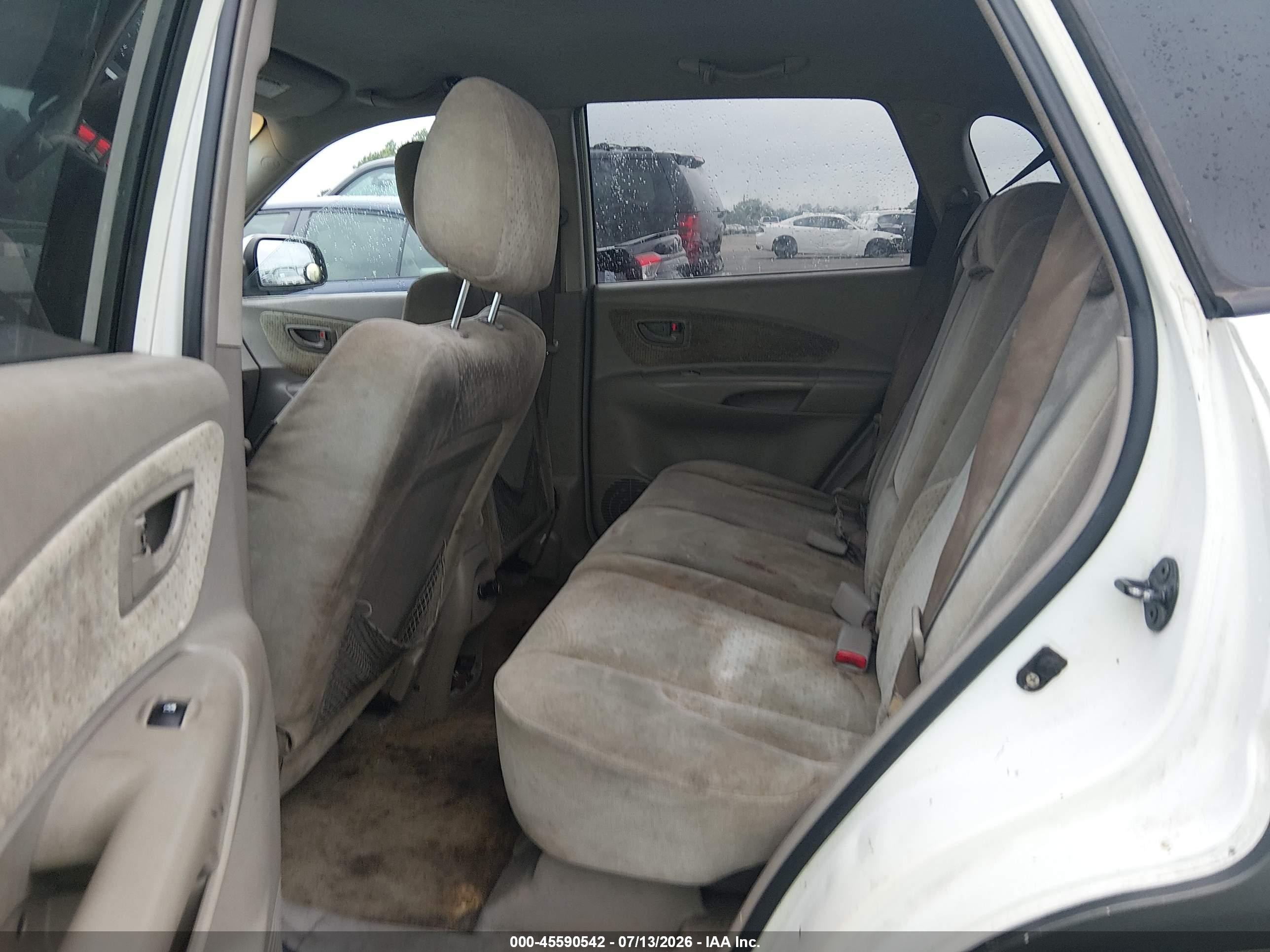 2005 Hyundai Tucson Gls/lx White vin: KM8JN12D15U044774