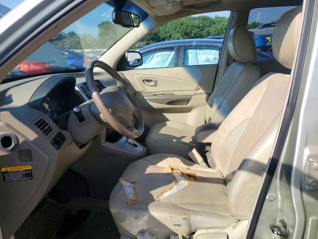2006 Hyundai Tucson Gls Beige vin: KM8JN12D16U378904