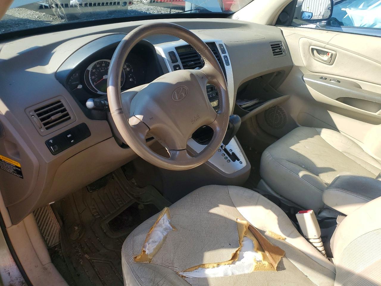 2006 Hyundai Tucson Gls Beige vin: KM8JN12D16U378904