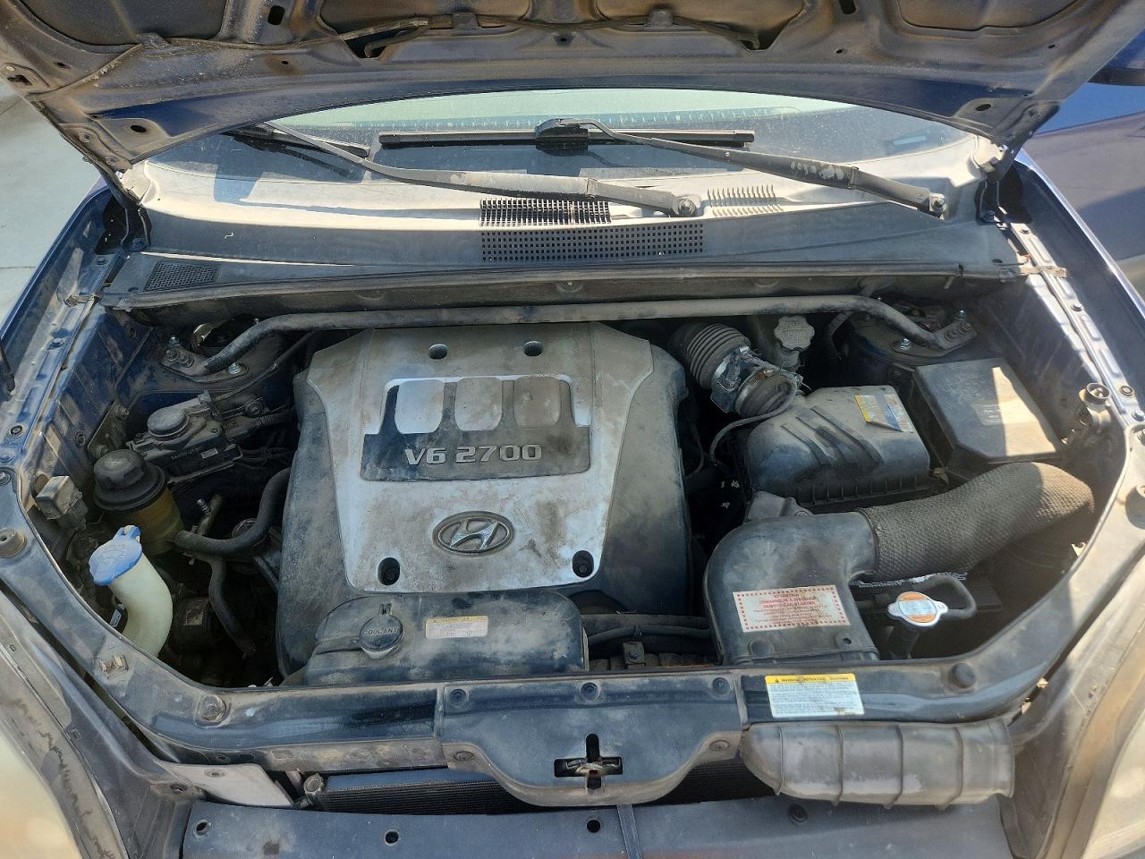 2006 Hyundai Tucson Gls Blue vin: KM8JN12D16U381978