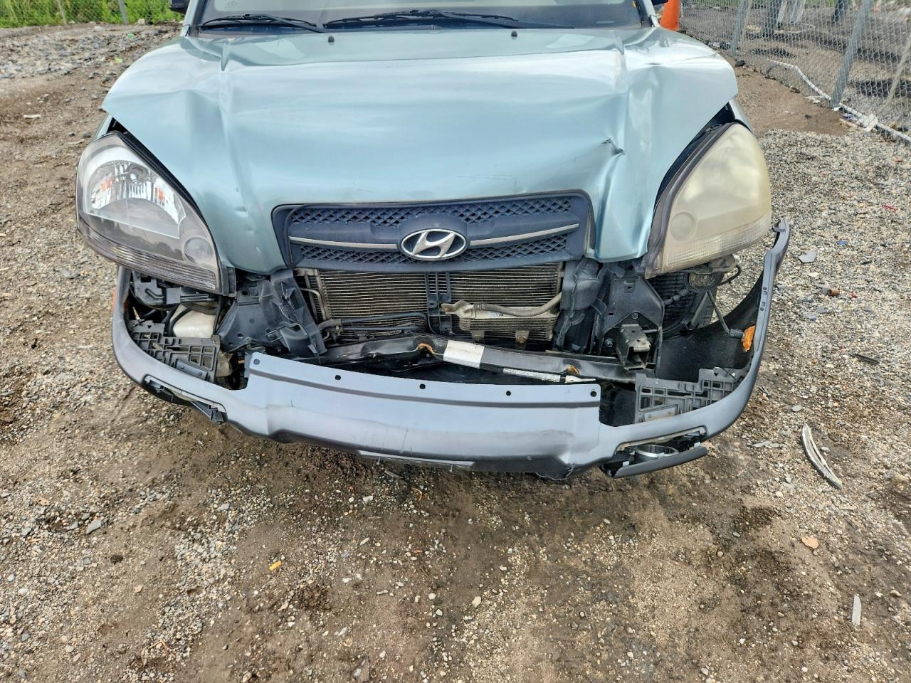 2008 Hyundai Tucson Se Бирюзовый vin: KM8JN12D18U773278