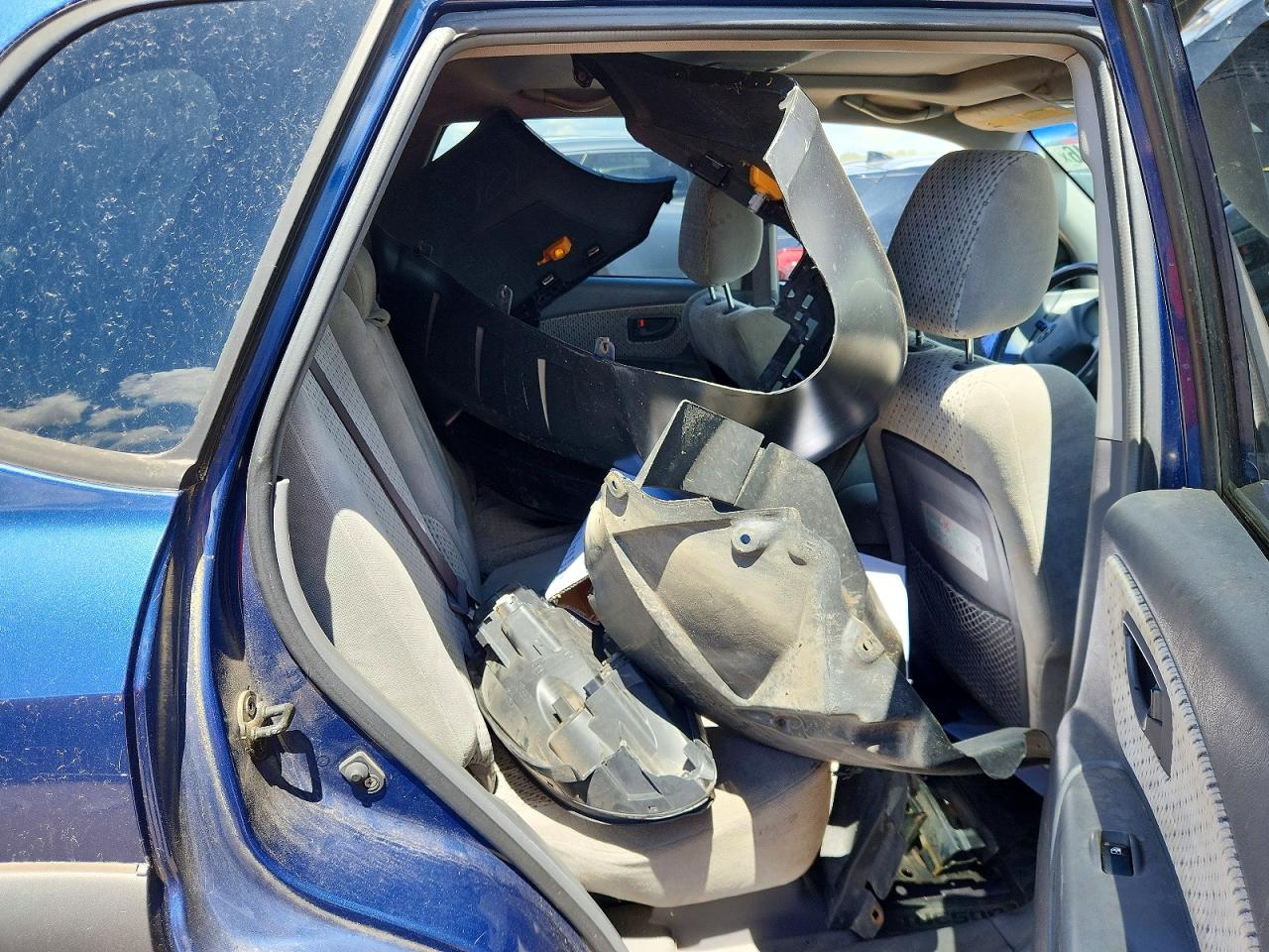 2005 Hyundai Tucson Gls Blue vin: KM8JN12D25U080151