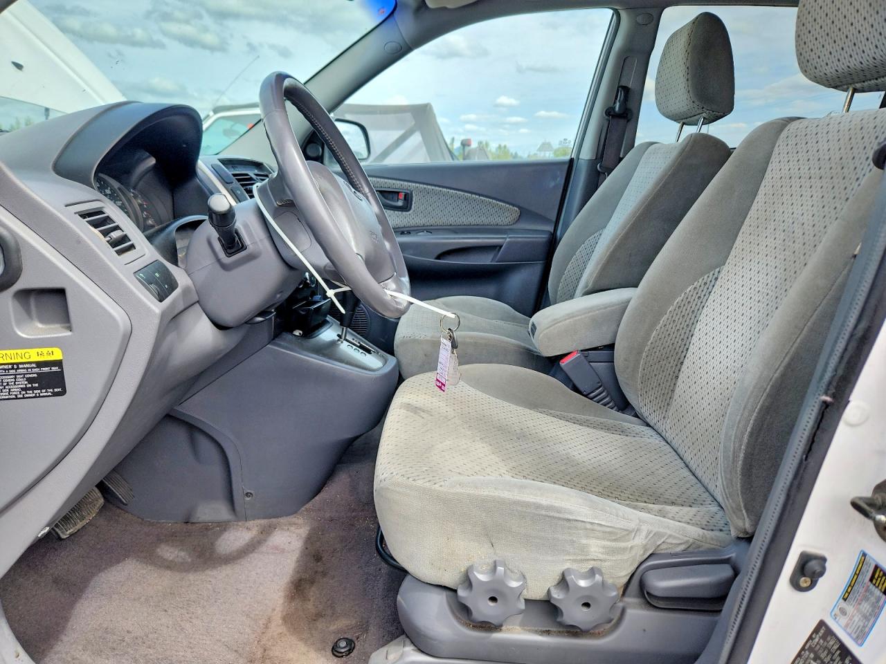 2005 Hyundai Tucson Gls White vin: KM8JN12D25U085396