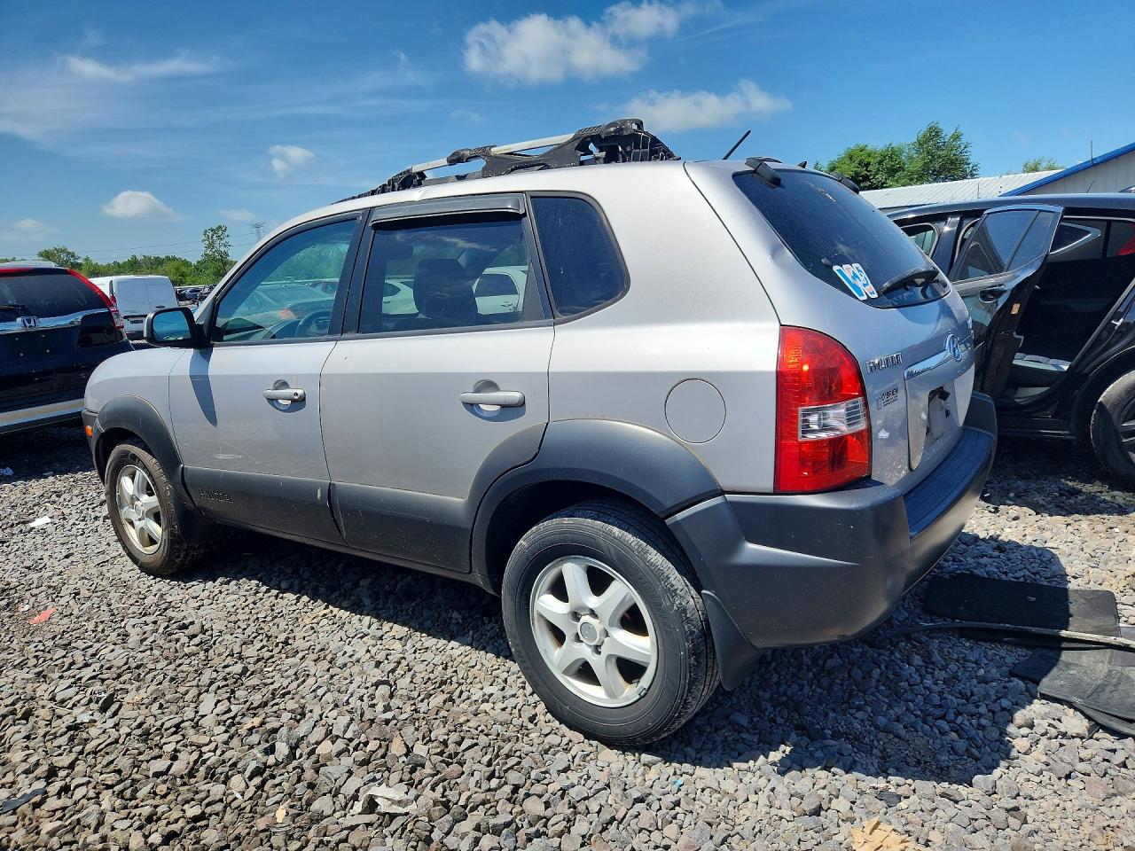 2005 Hyundai Tucson Gls Silver vin: KM8JN12D25U183876