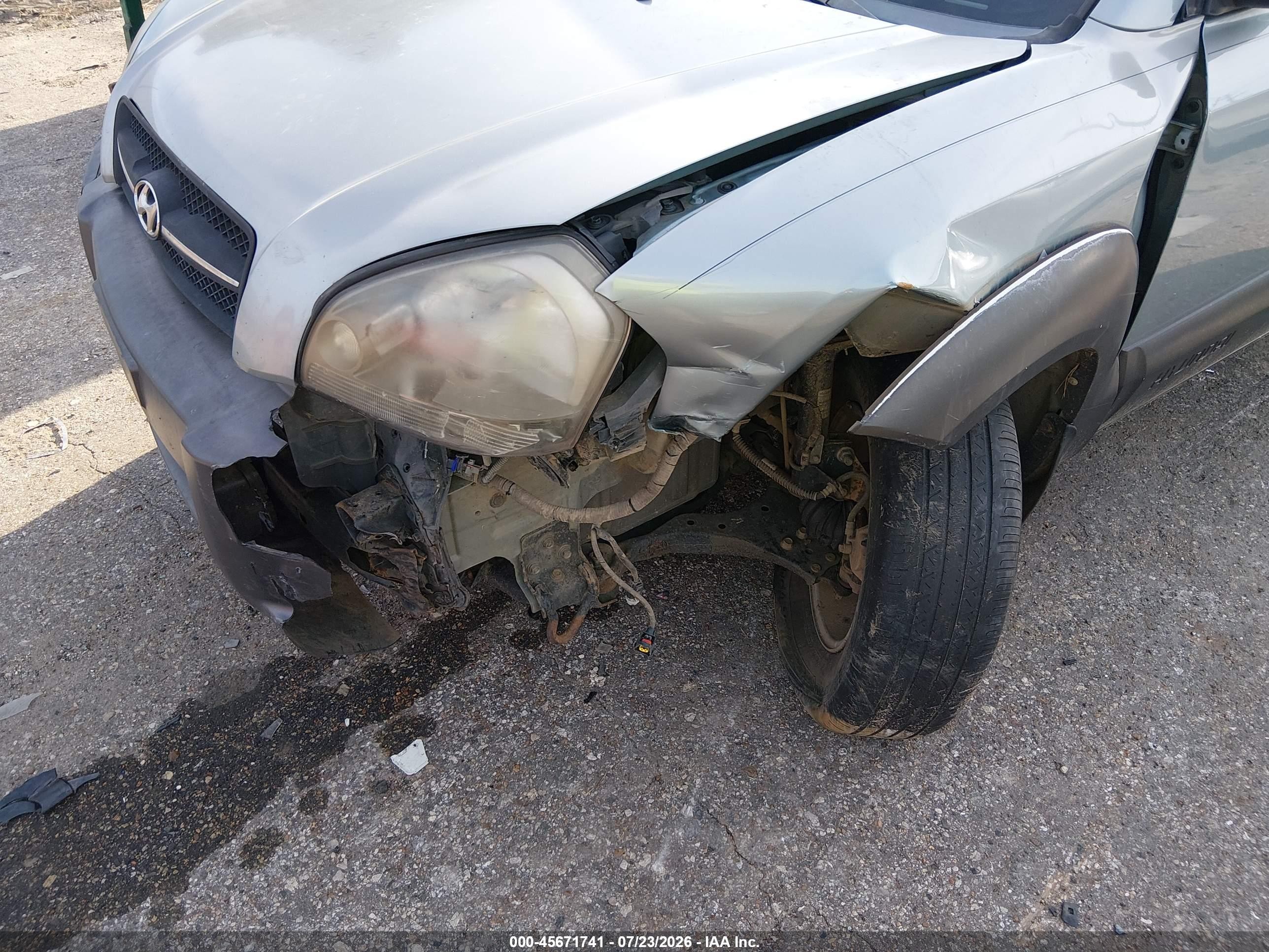 2005 Hyundai Tucson Gls/lx Серый vin: KM8JN12D25U221512