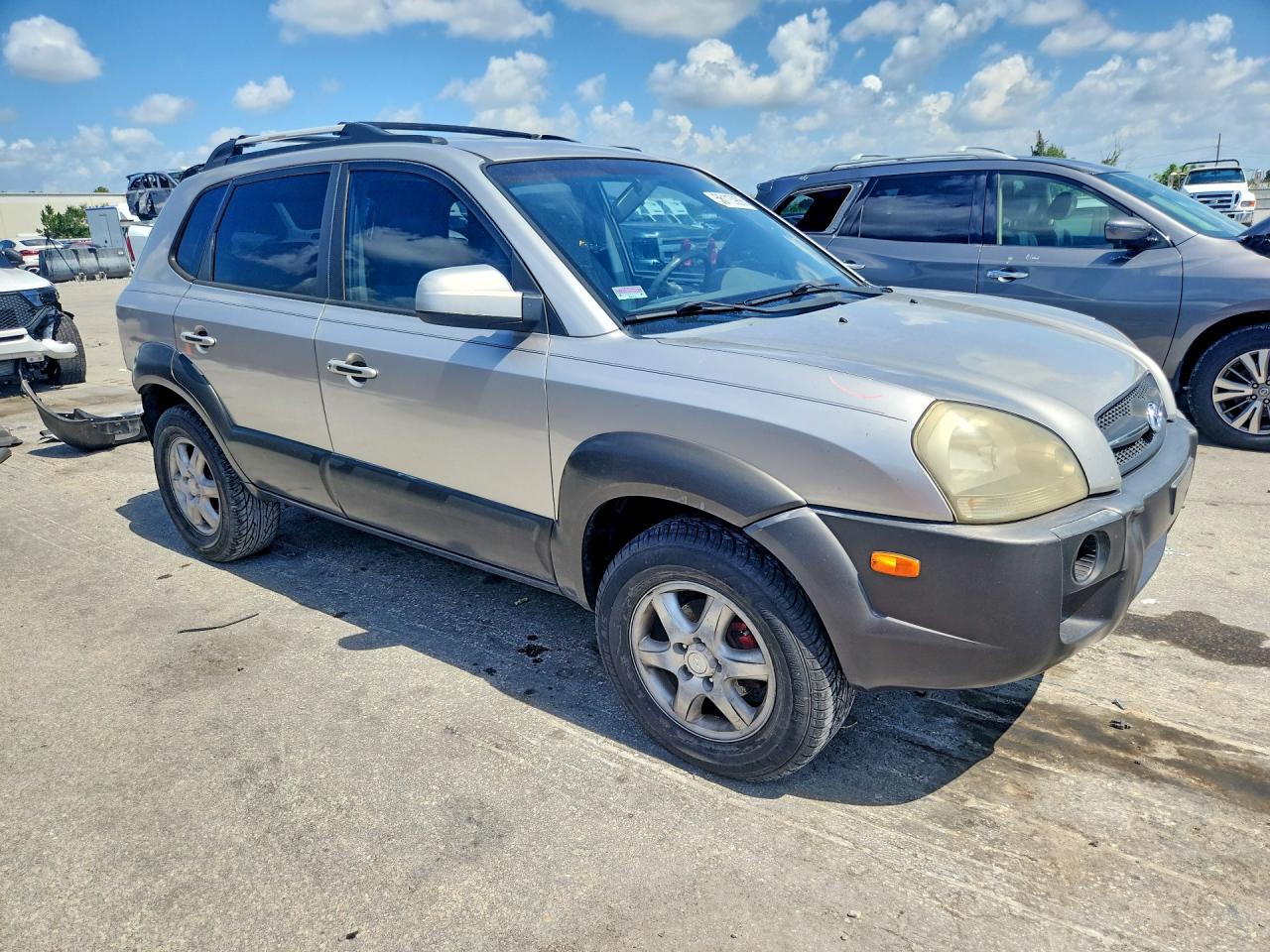 2006 Hyundai Tucson Gls Gray vin: KM8JN12D26U354630
