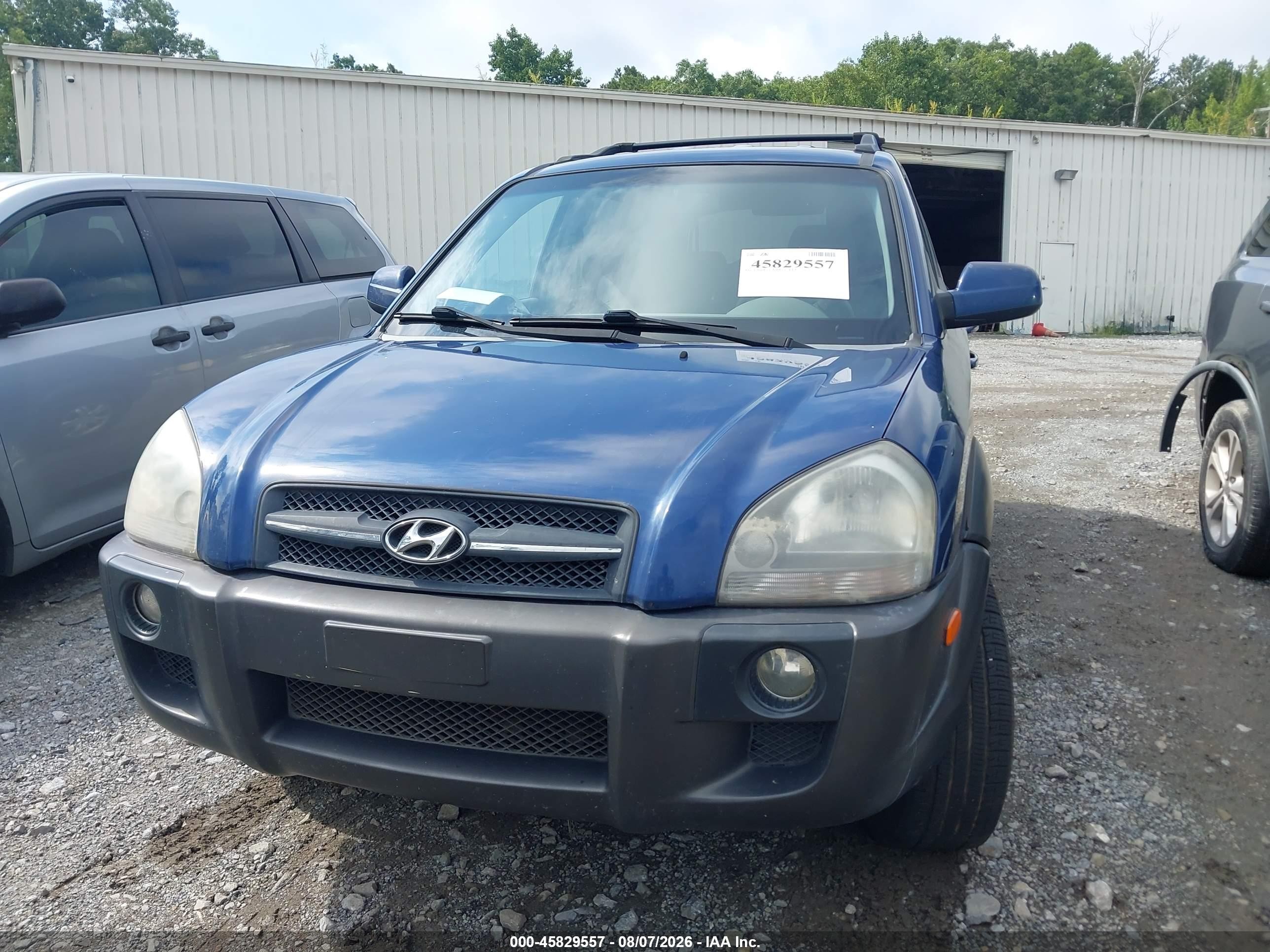 2006 Hyundai Tucson Gls/limited Blue vin: KM8JN12D26U441556