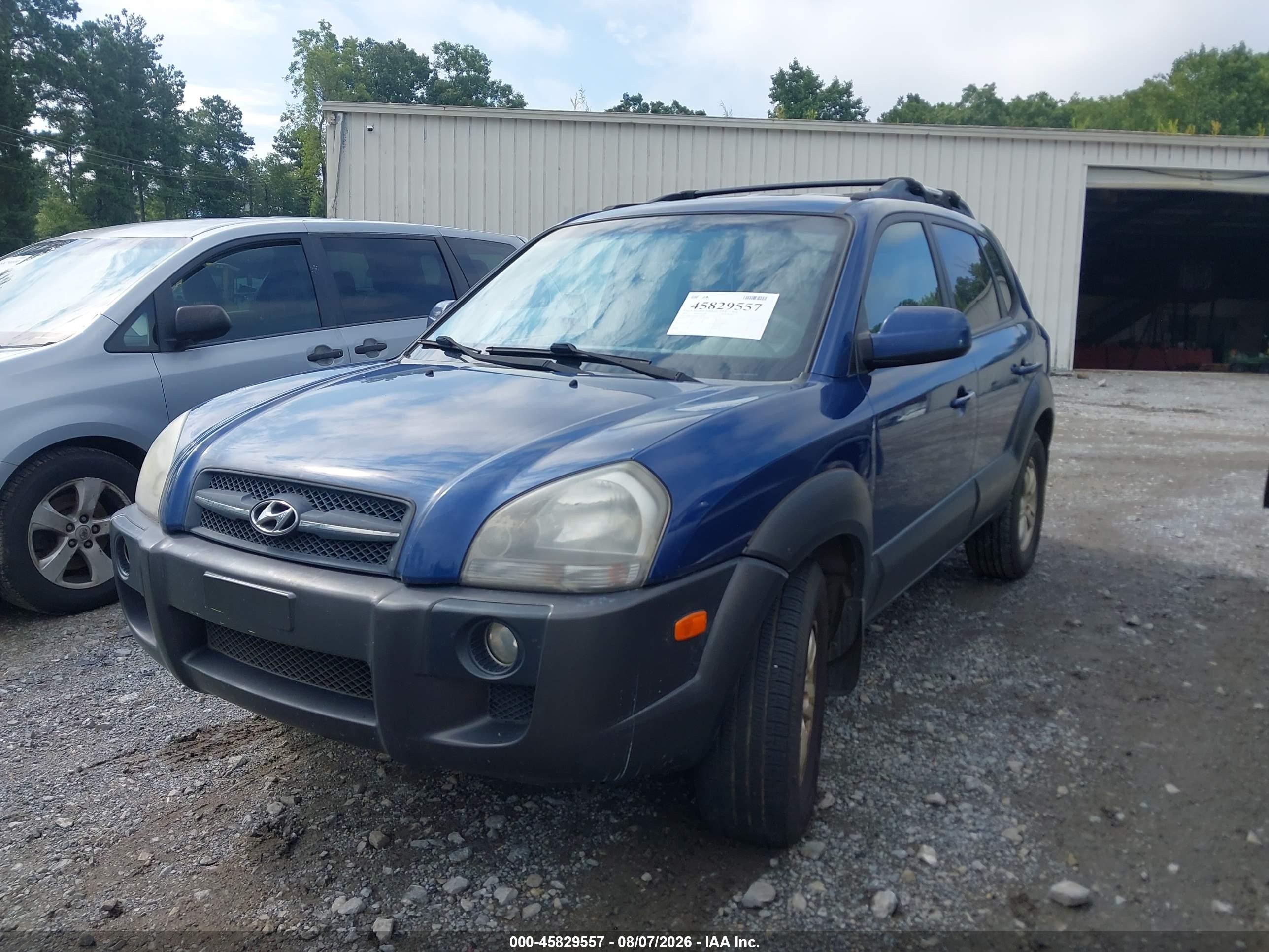 2006 Hyundai Tucson Gls/limited Blue vin: KM8JN12D26U441556