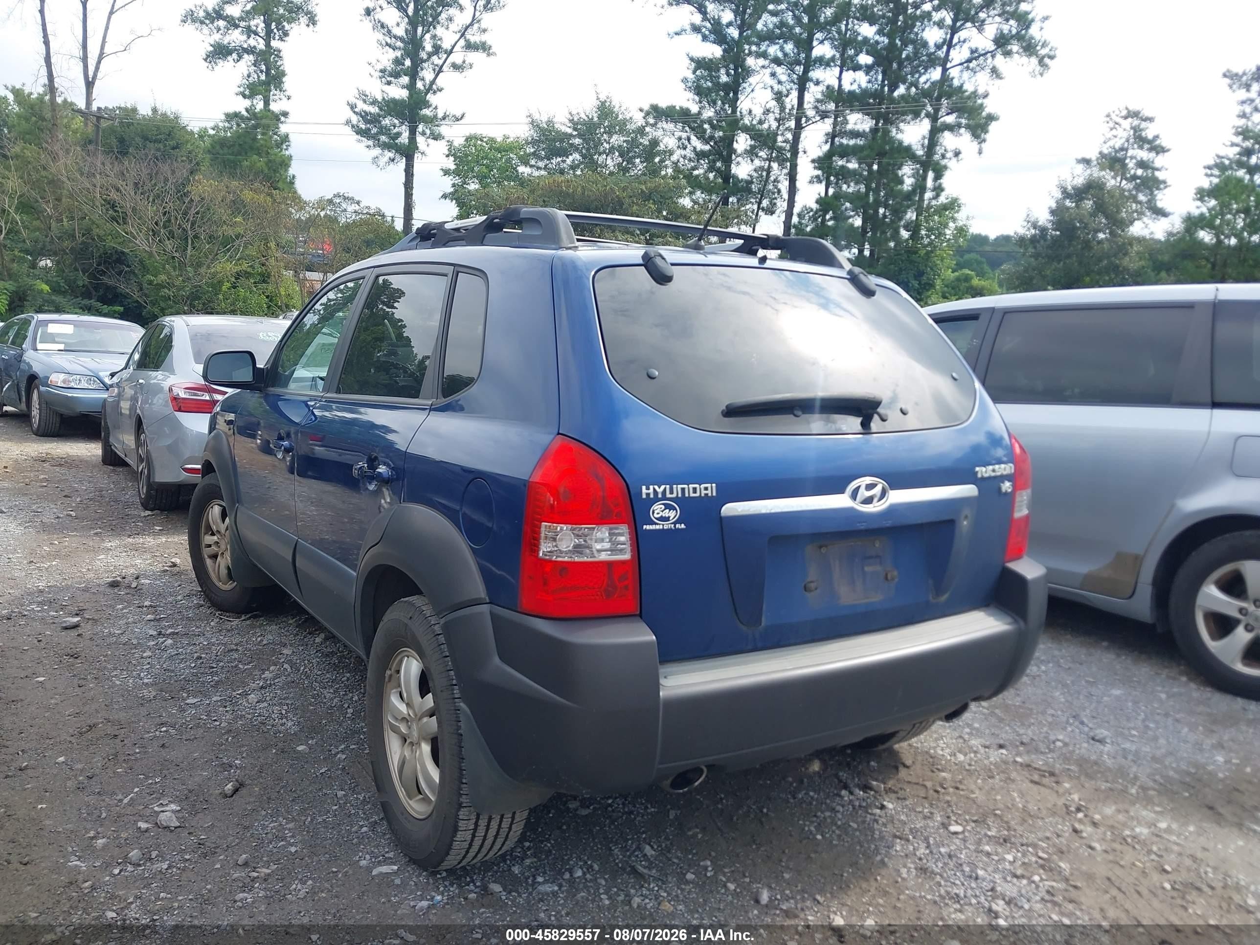 2006 Hyundai Tucson Gls/limited Blue vin: KM8JN12D26U441556