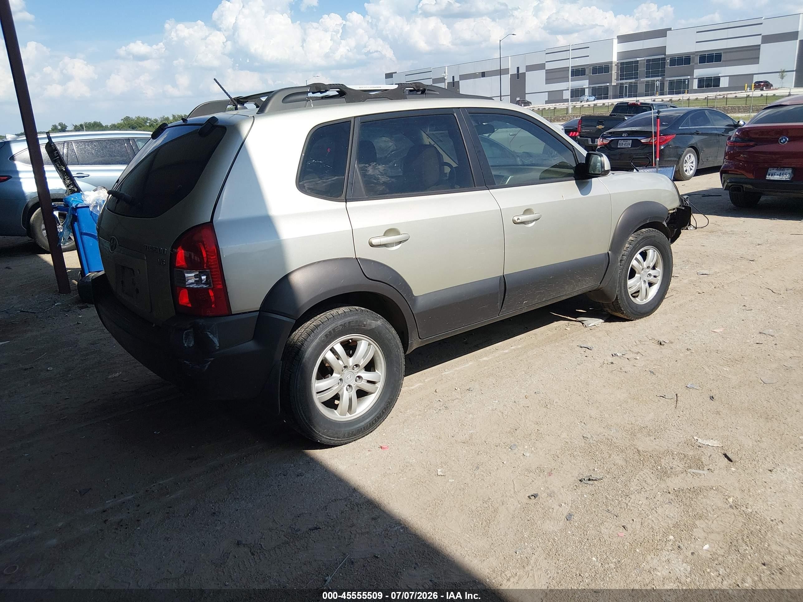 2006 Hyundai Tucson Gls/limited Золотой vin: KM8JN12D26U451231