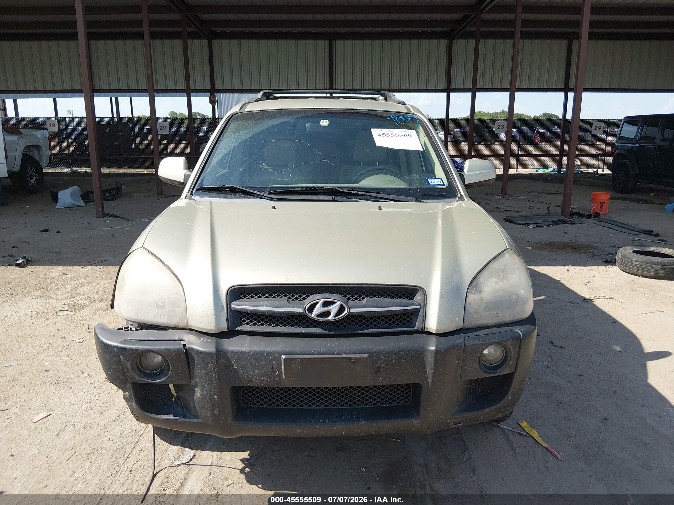 2006 Hyundai Tucson Gls/limited Золотой vin: KM8JN12D26U451231