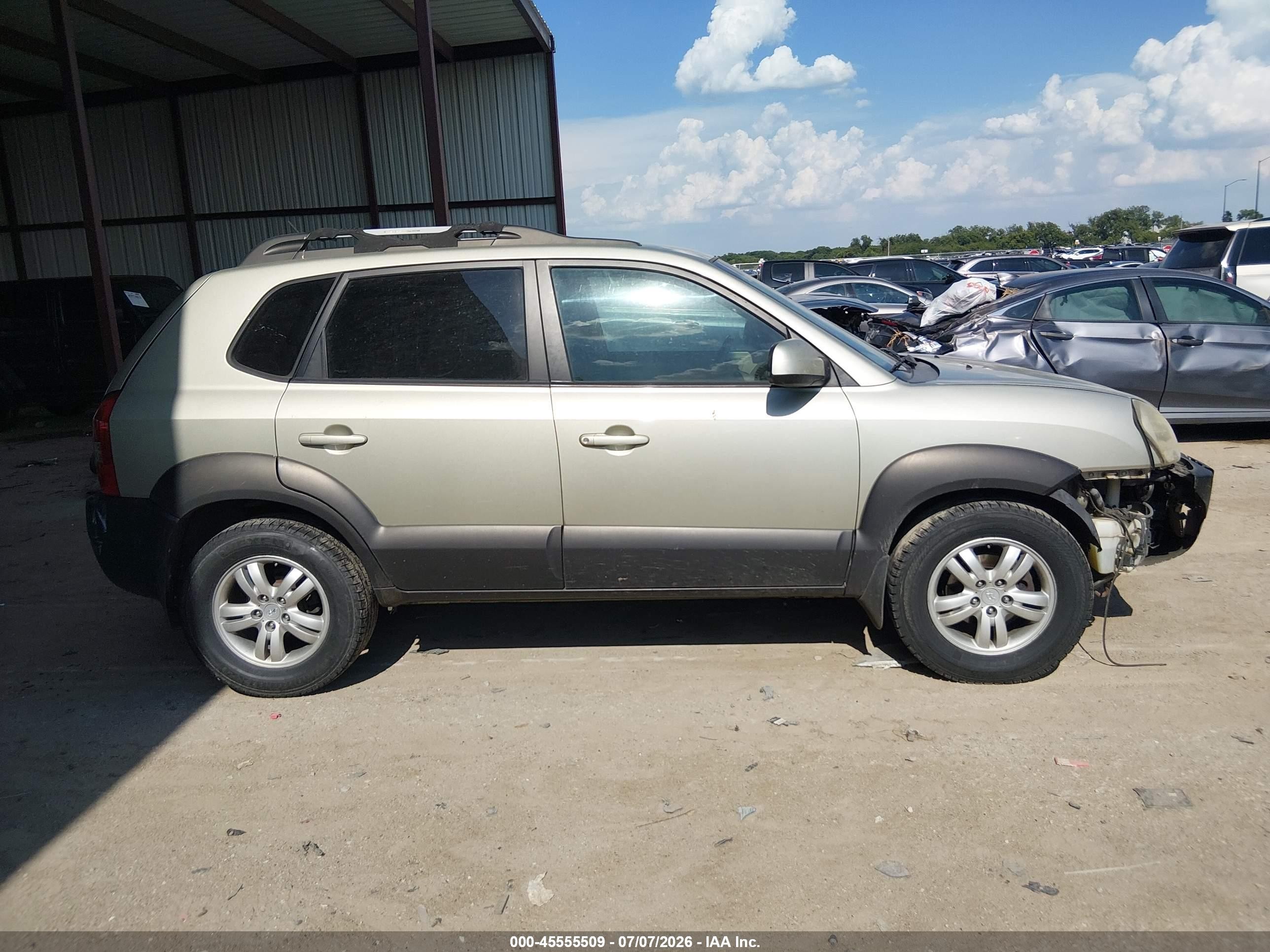 2006 Hyundai Tucson Gls/limited Золотой vin: KM8JN12D26U451231