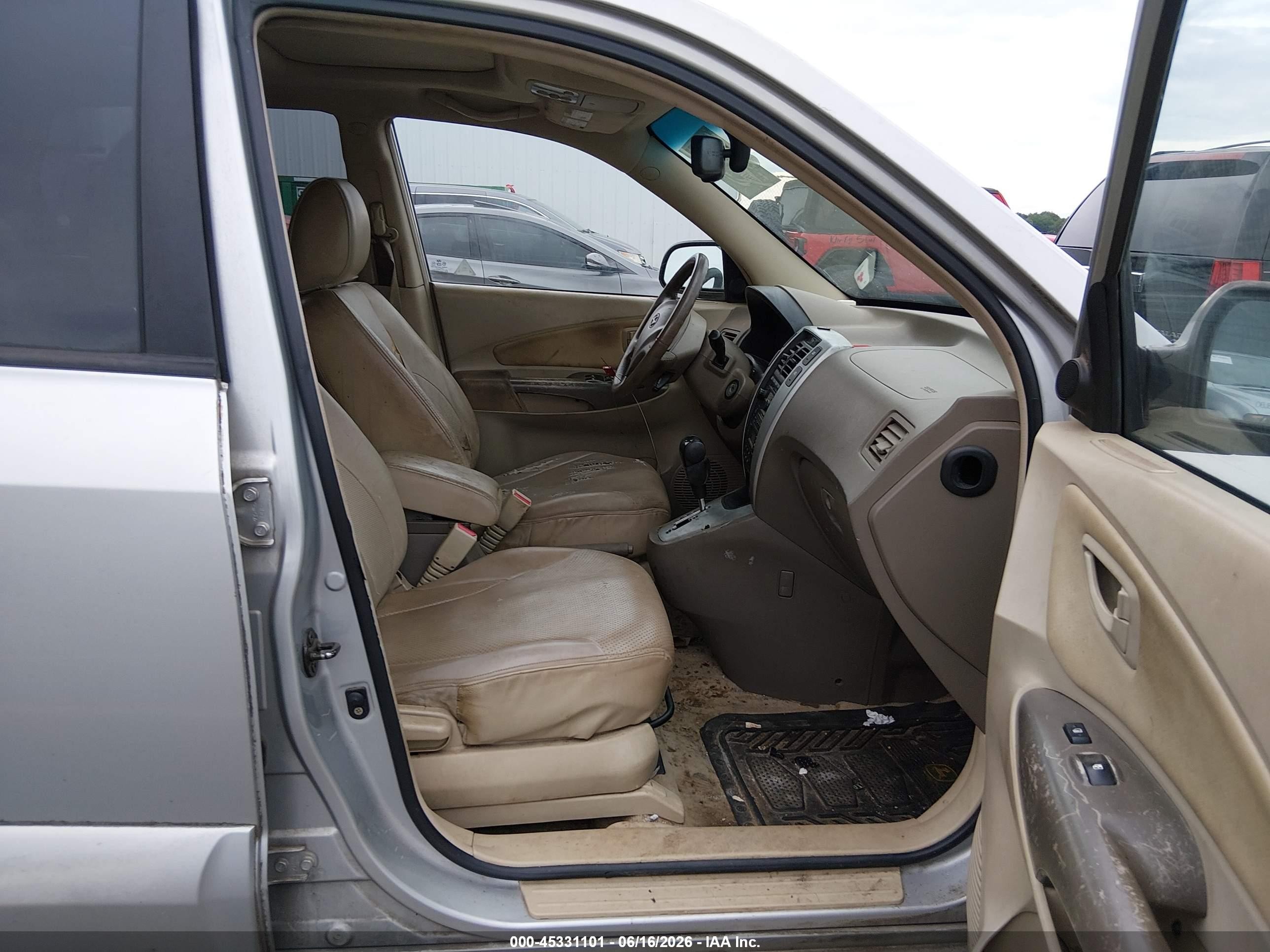 2007 Hyundai Tucson Limited/se Silver vin: KM8JN12D27U476048